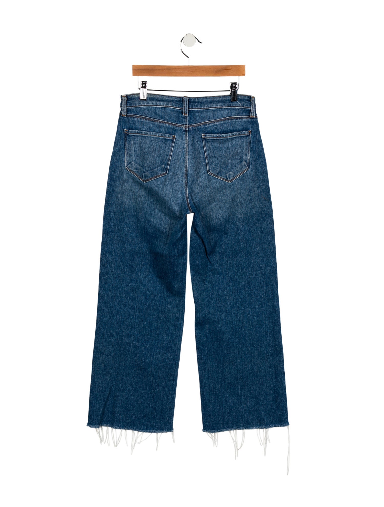 L'Agence Mid-Rise Wide Leg Jeans