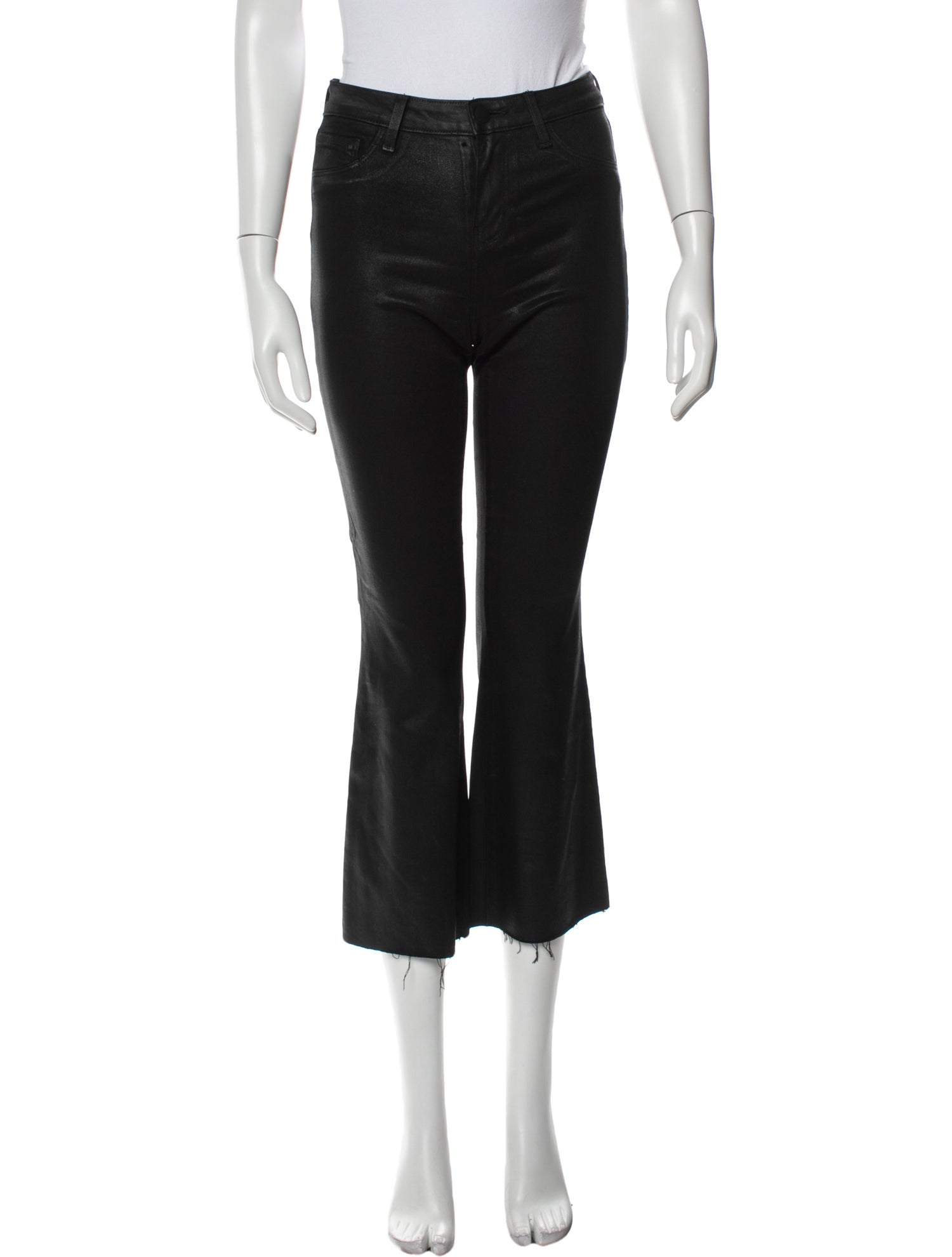 L'Agence Mid-Rise Wide Leg Jeans