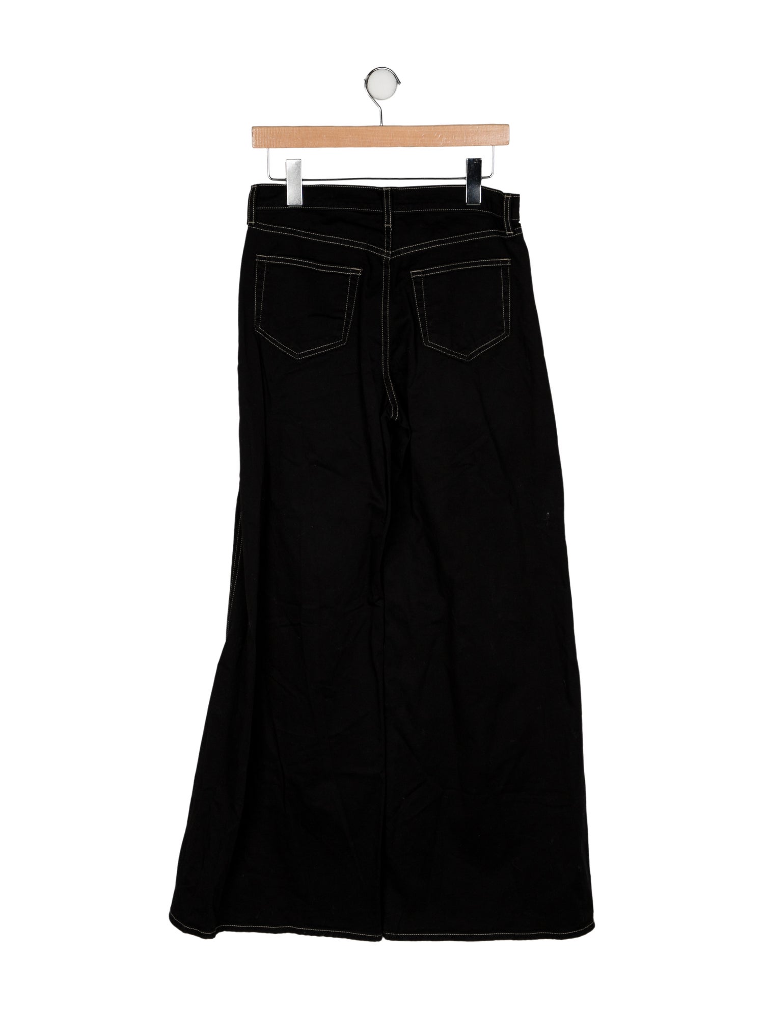 L'Agence Mid-Rise Wide Leg Jeans