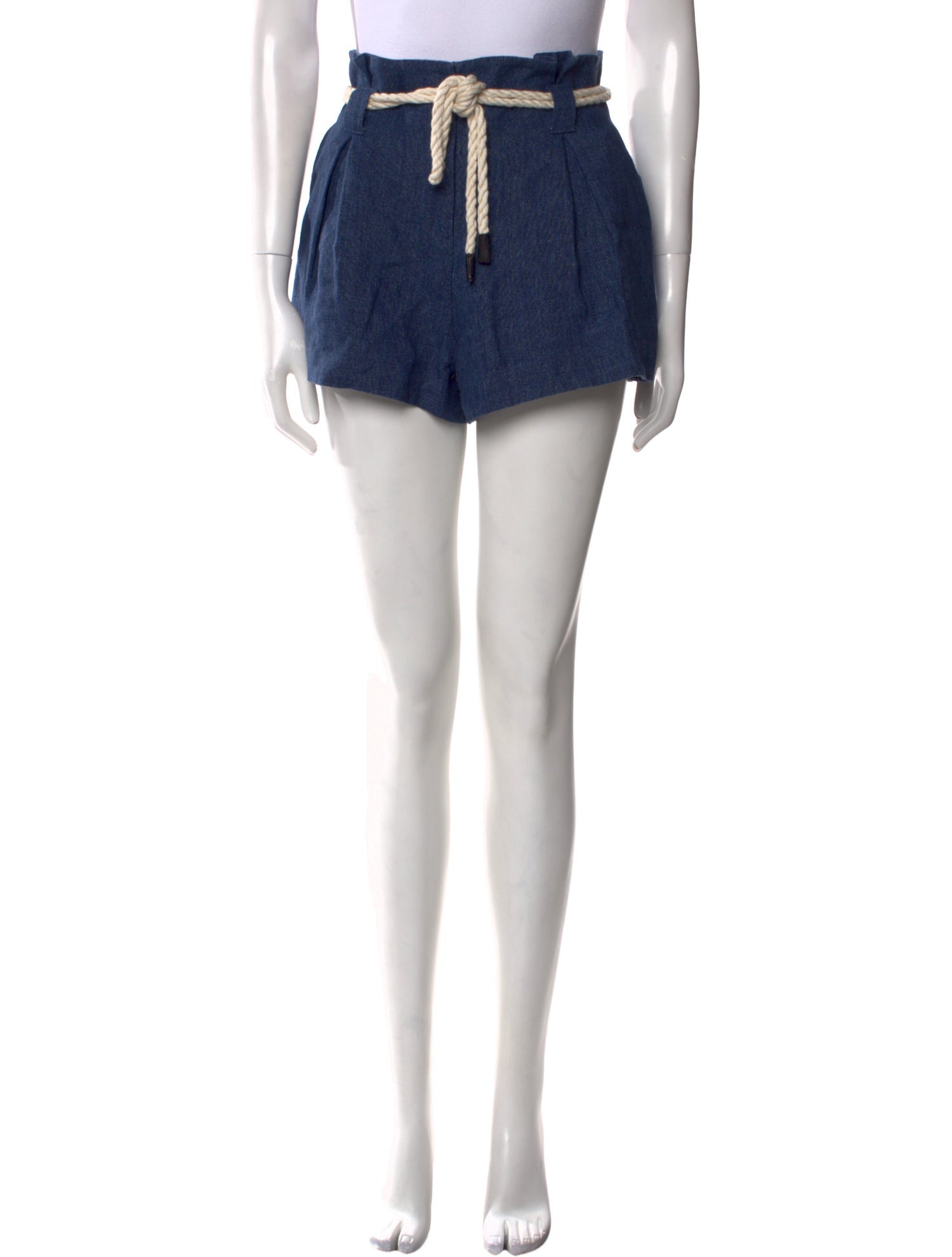 L'Agence Linen Mini Shorts