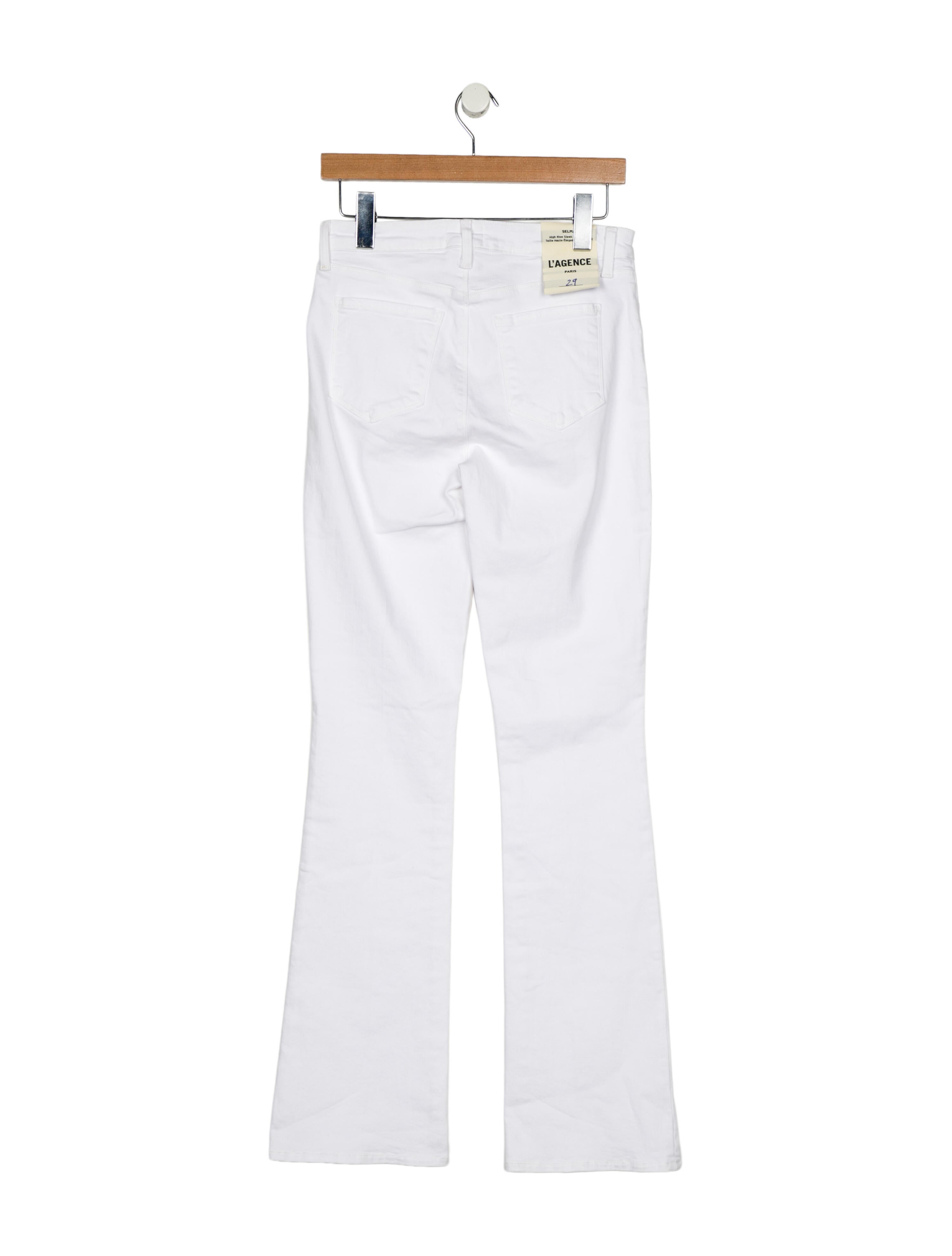 L'Agence Mid-Rise Straight Leg Jeans