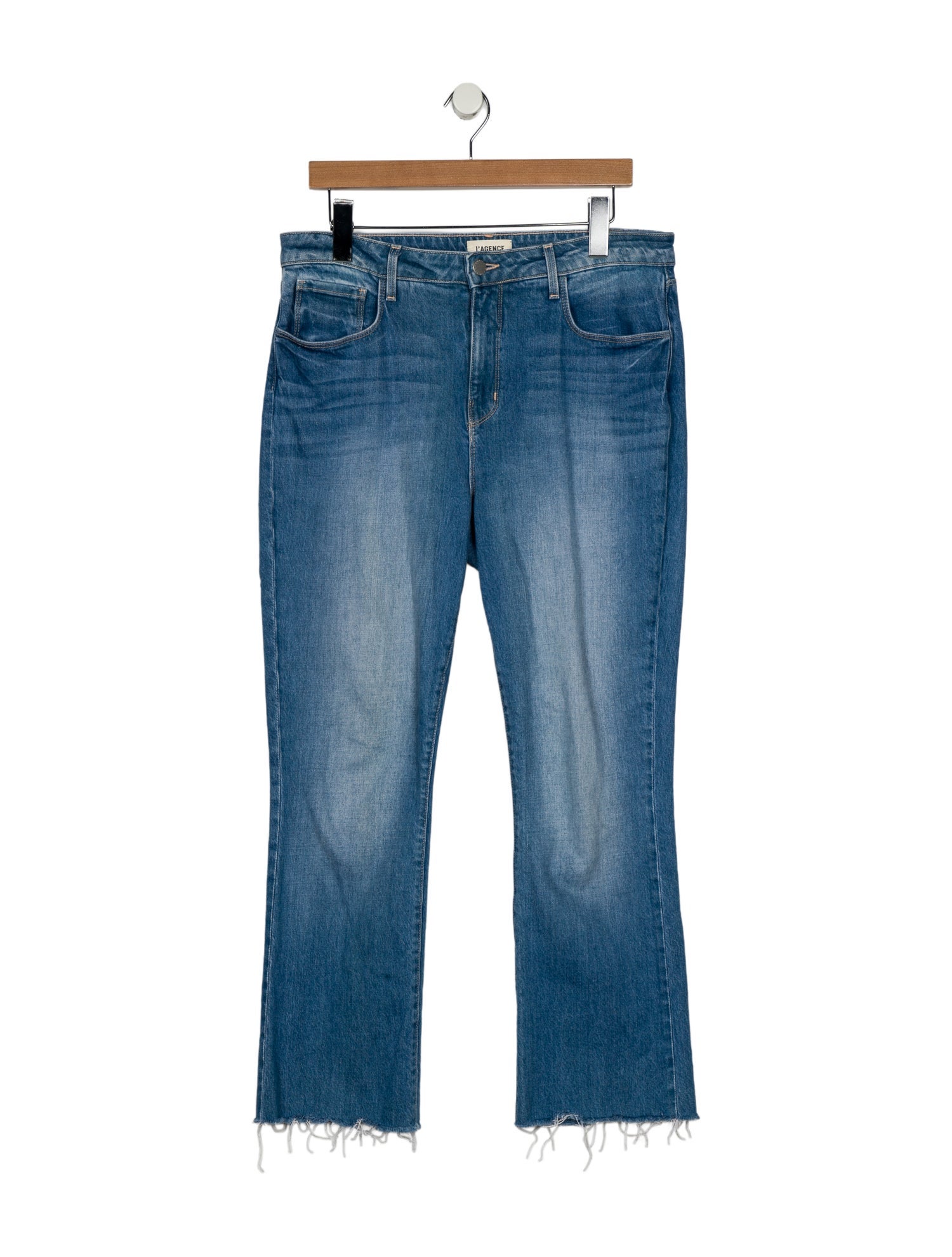 L'Agence High-Rise Straight Leg Jeans