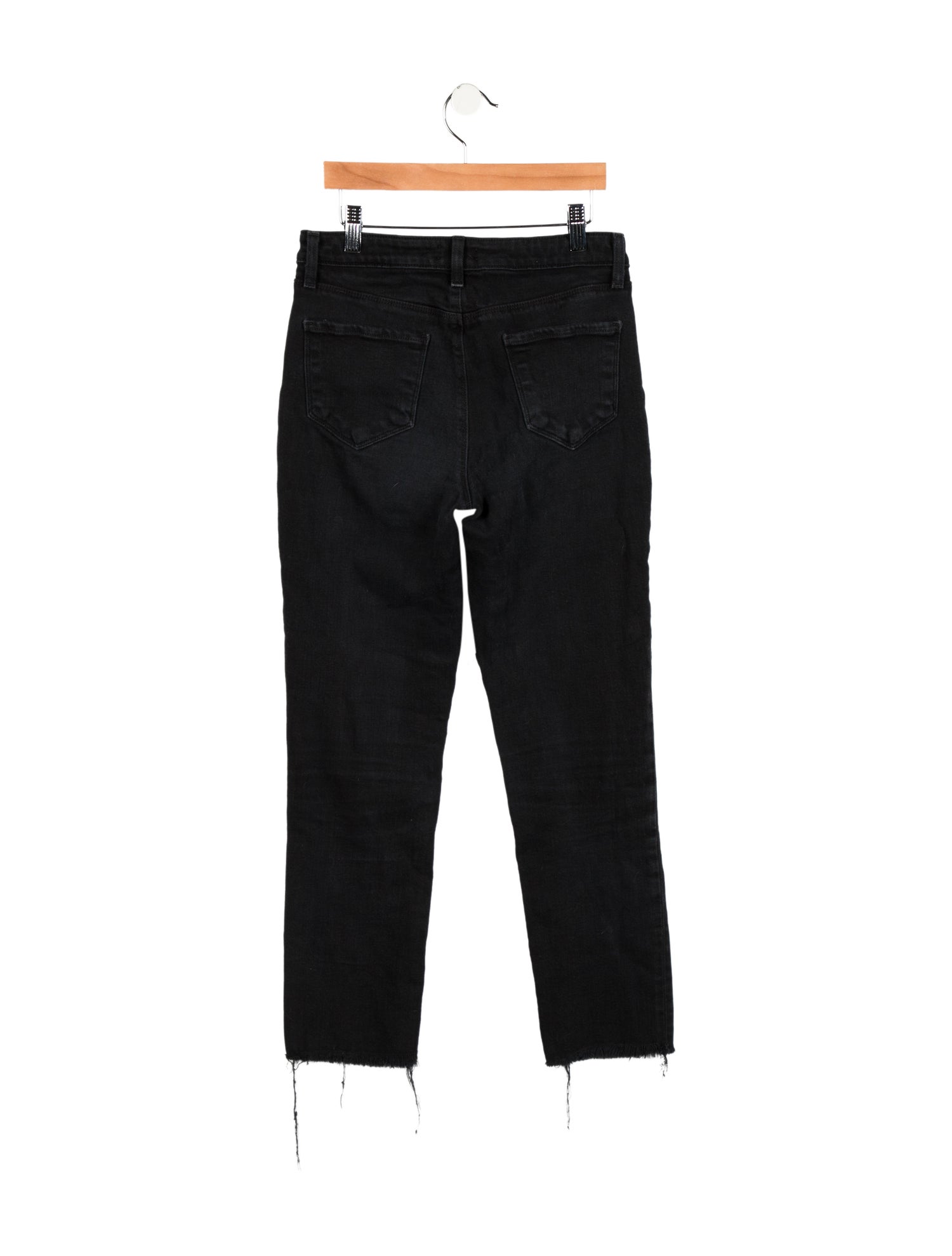 L'Agence Mid-Rise Straight Leg Jeans