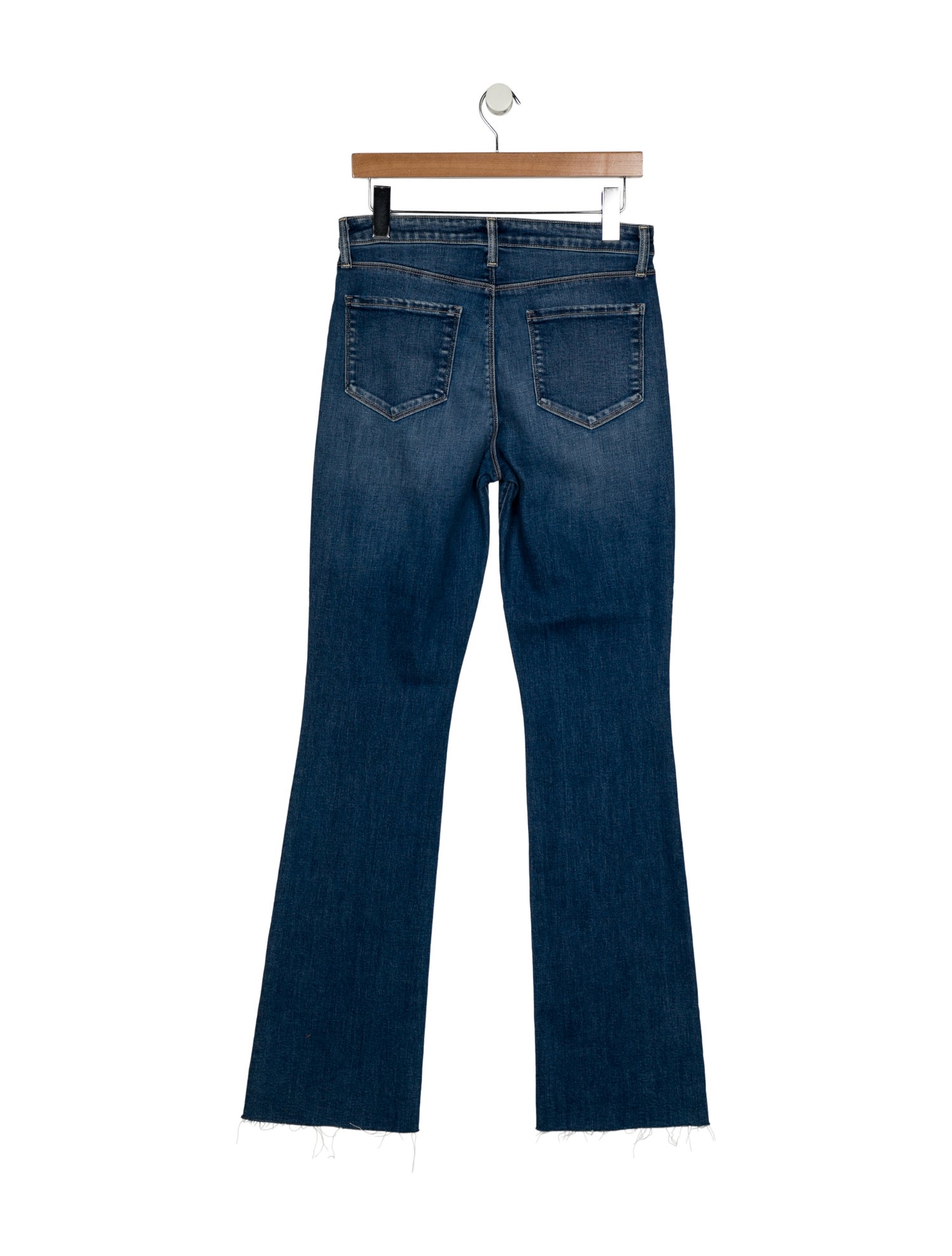 L'Agence Mid-Rise Wide Leg Jeans