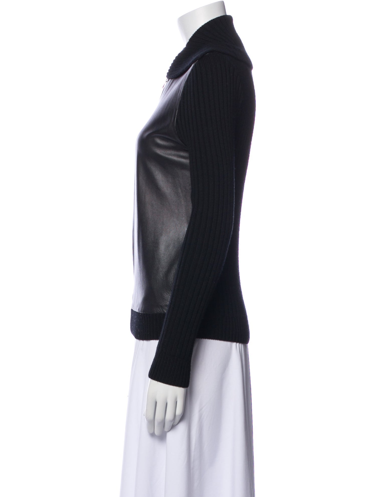 L'Agence Merino Wool Bomber Jacket