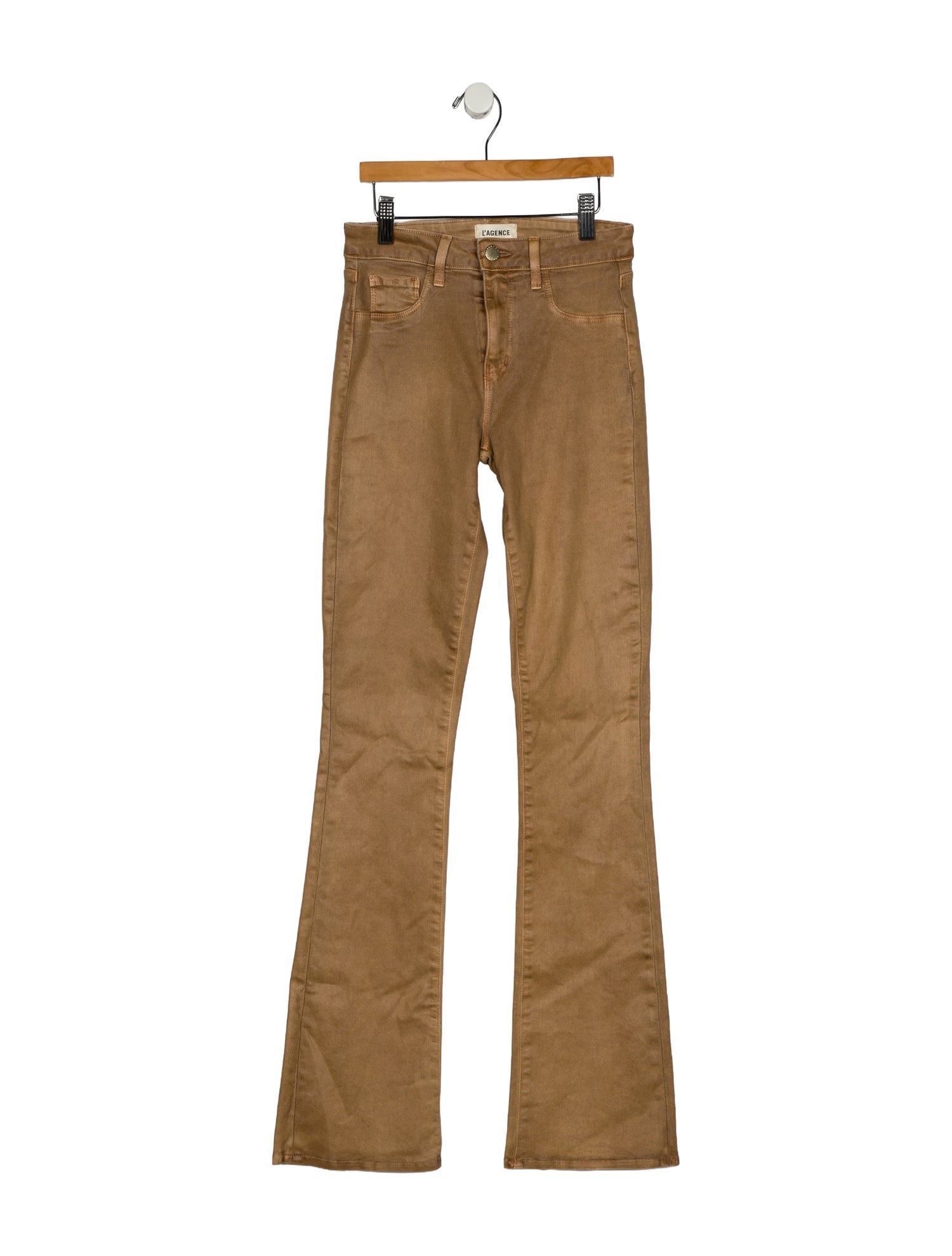 L'Agence Low-Rise Straight Leg Jeans