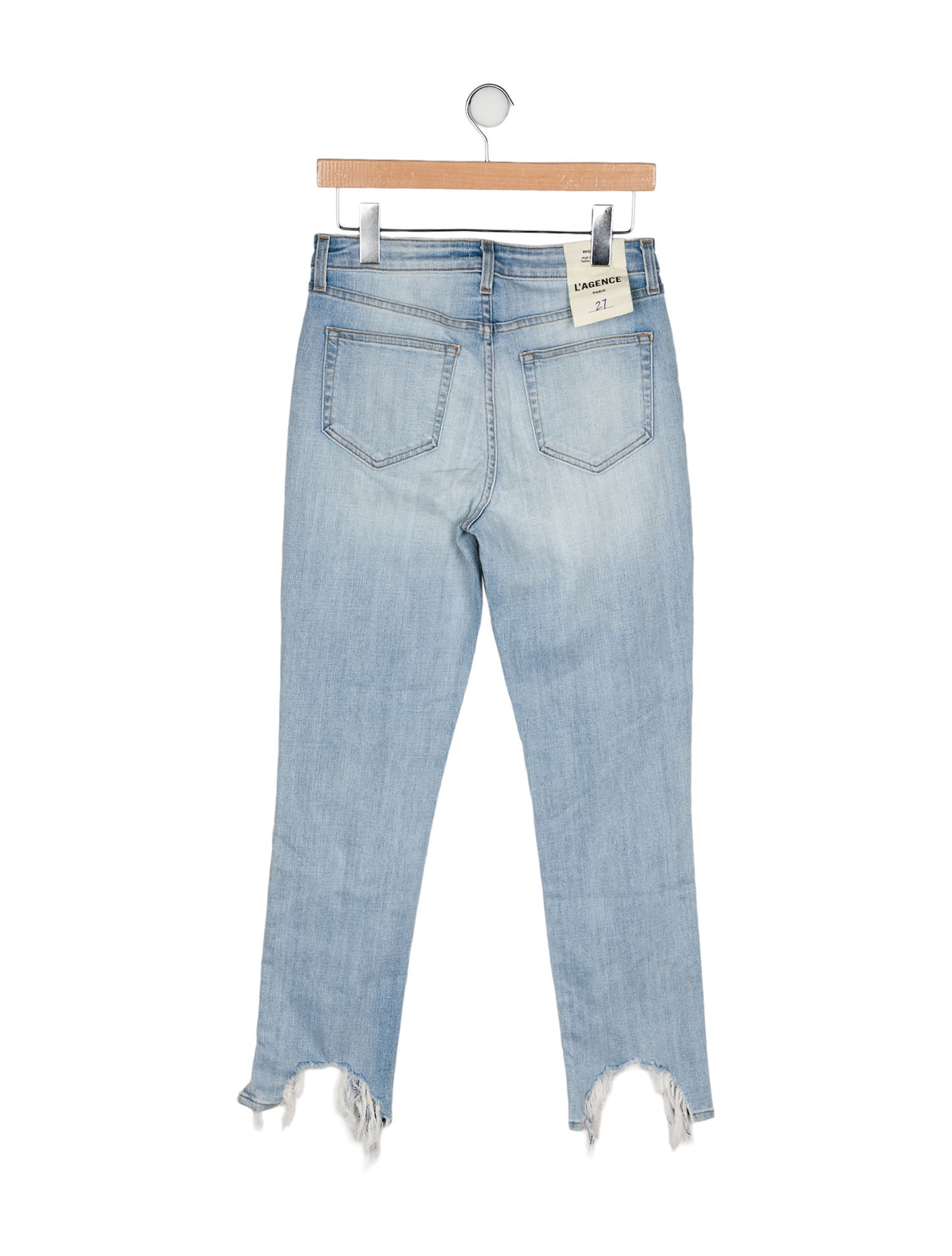 L'Agence High-Rise Straight Leg Jeans w/ Tags