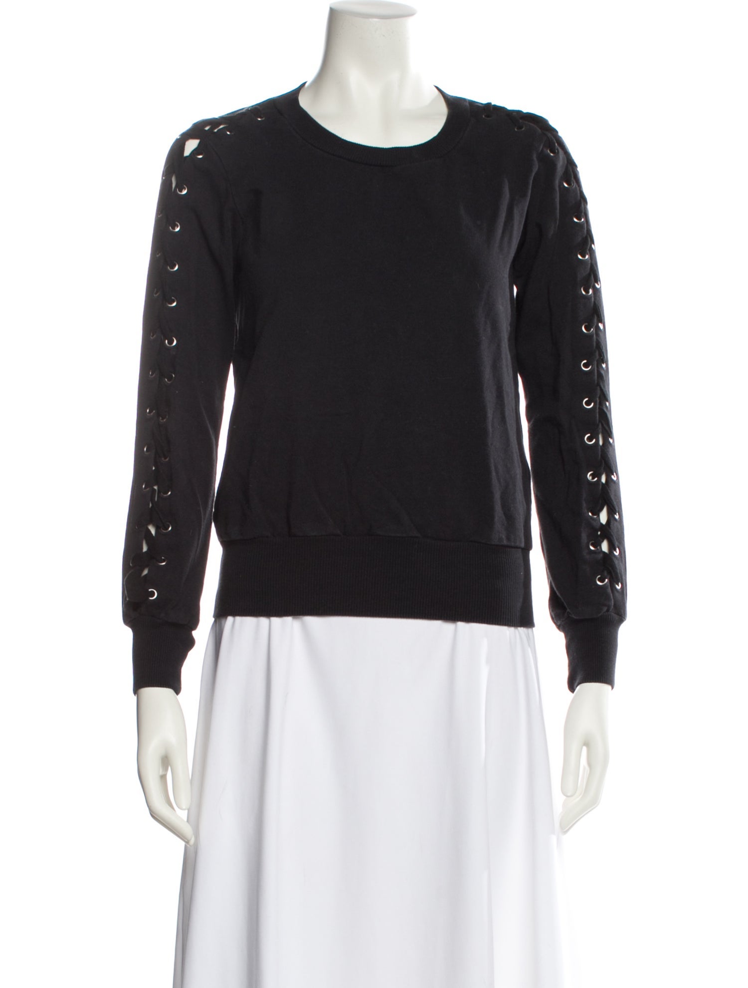 L'Agence Crew Neck Long Sleeve Sweatshirt