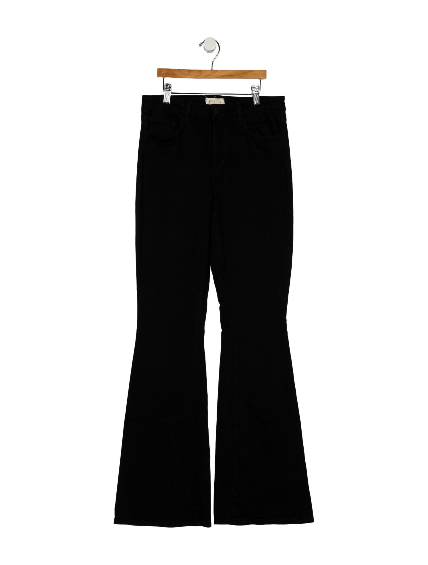L'Agence Mid-Rise Wide Leg Jeans