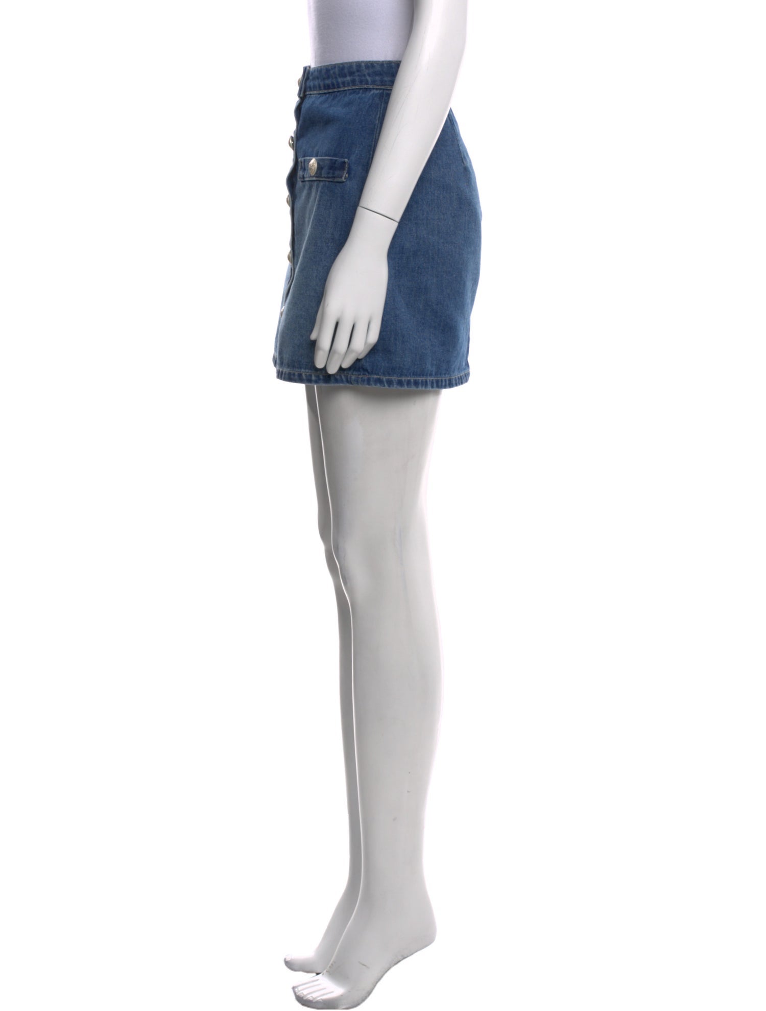 L'Agence Braided Accents Mini Skirt