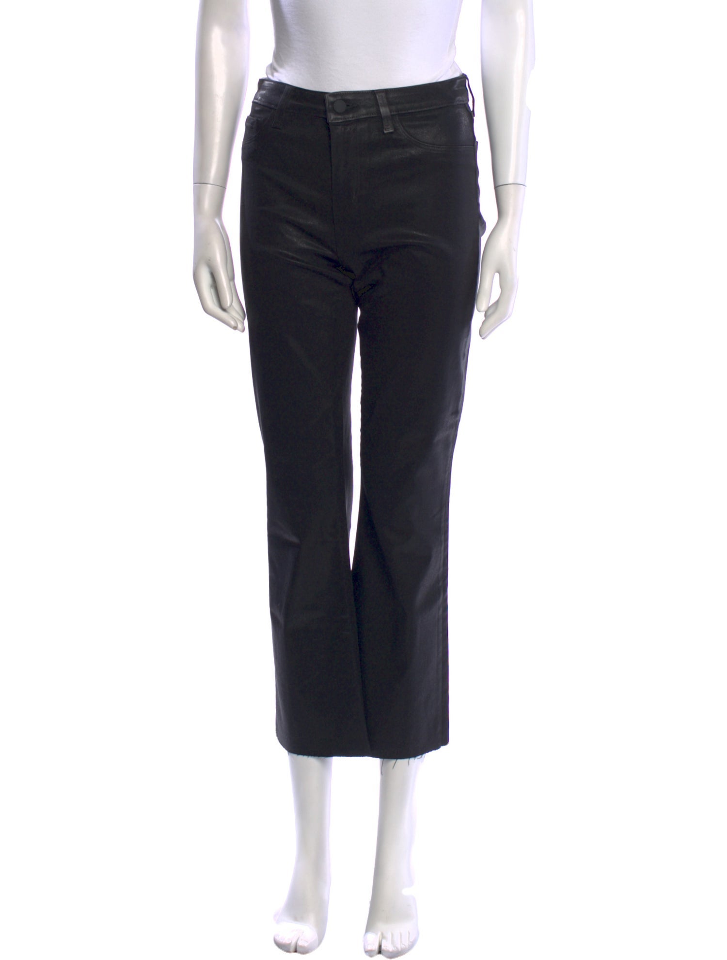 L'Agence Mid-Rise Wide Leg Jeans