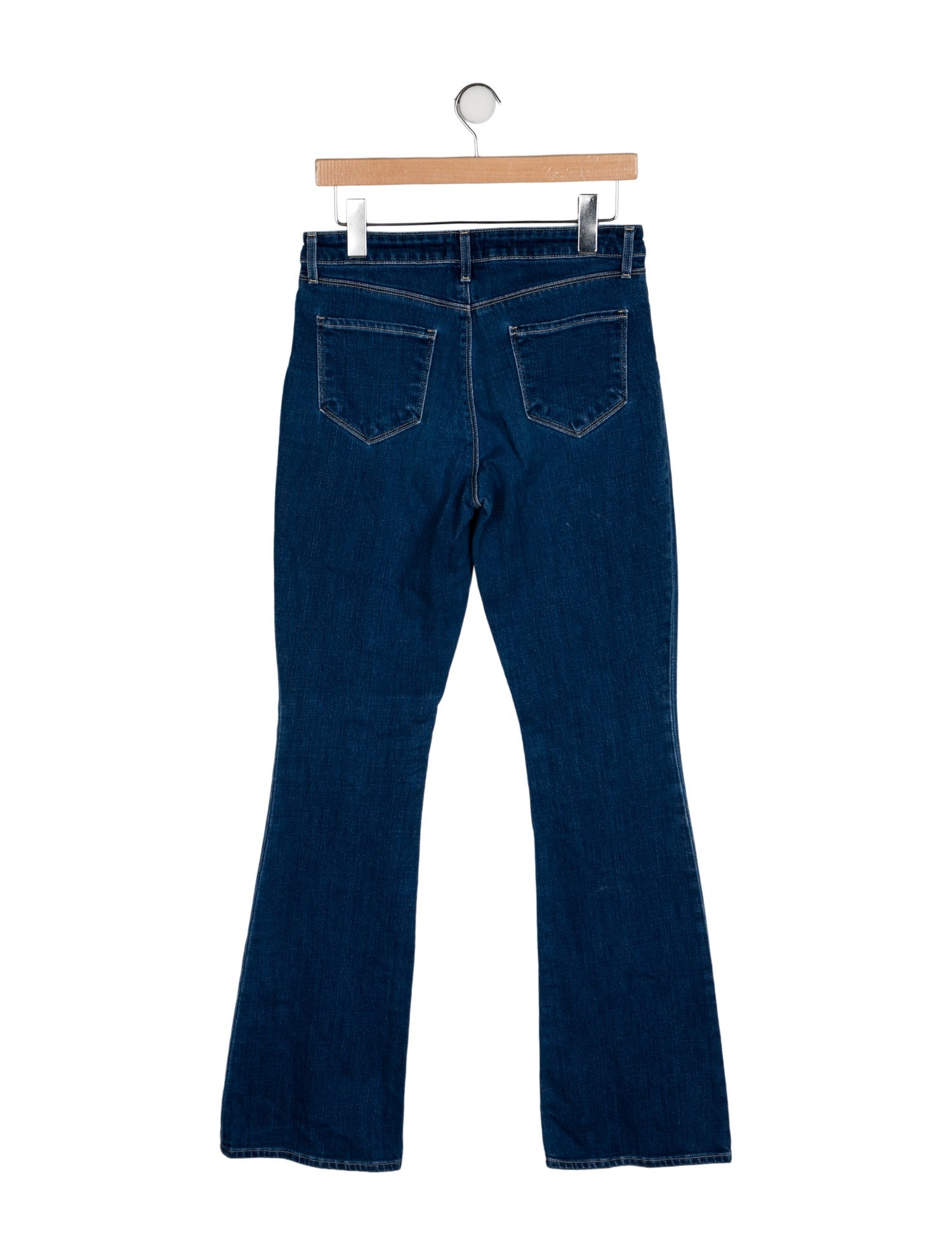 L'Agence Mid-Rise Wide Leg Jeans