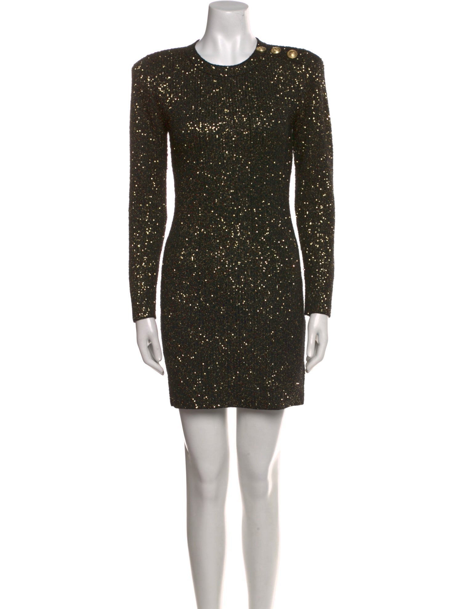 L'Agence Crew Neck Mini Dress