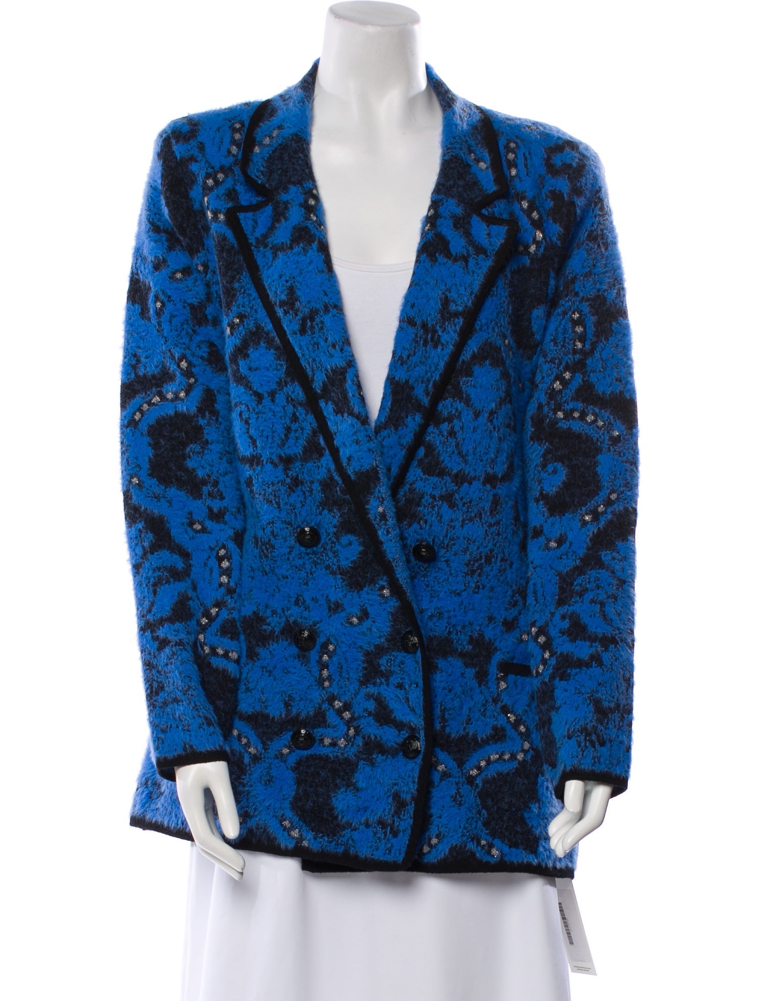 L'Agence Nylon Printed Blazer