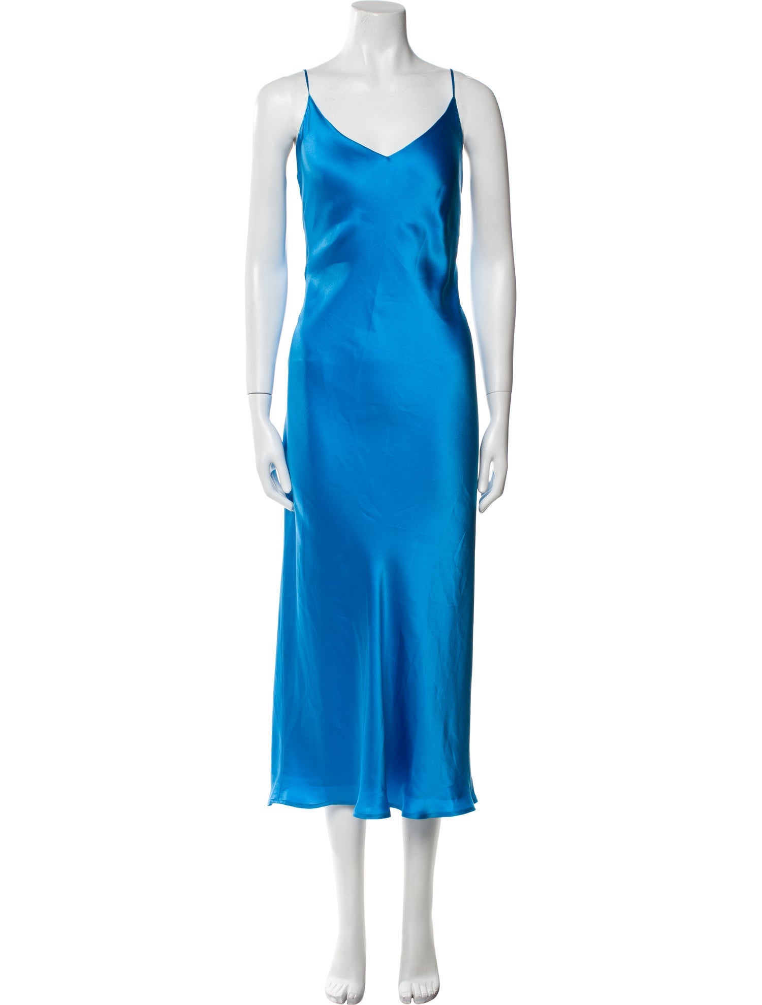 L'Agence Silk Long Dress