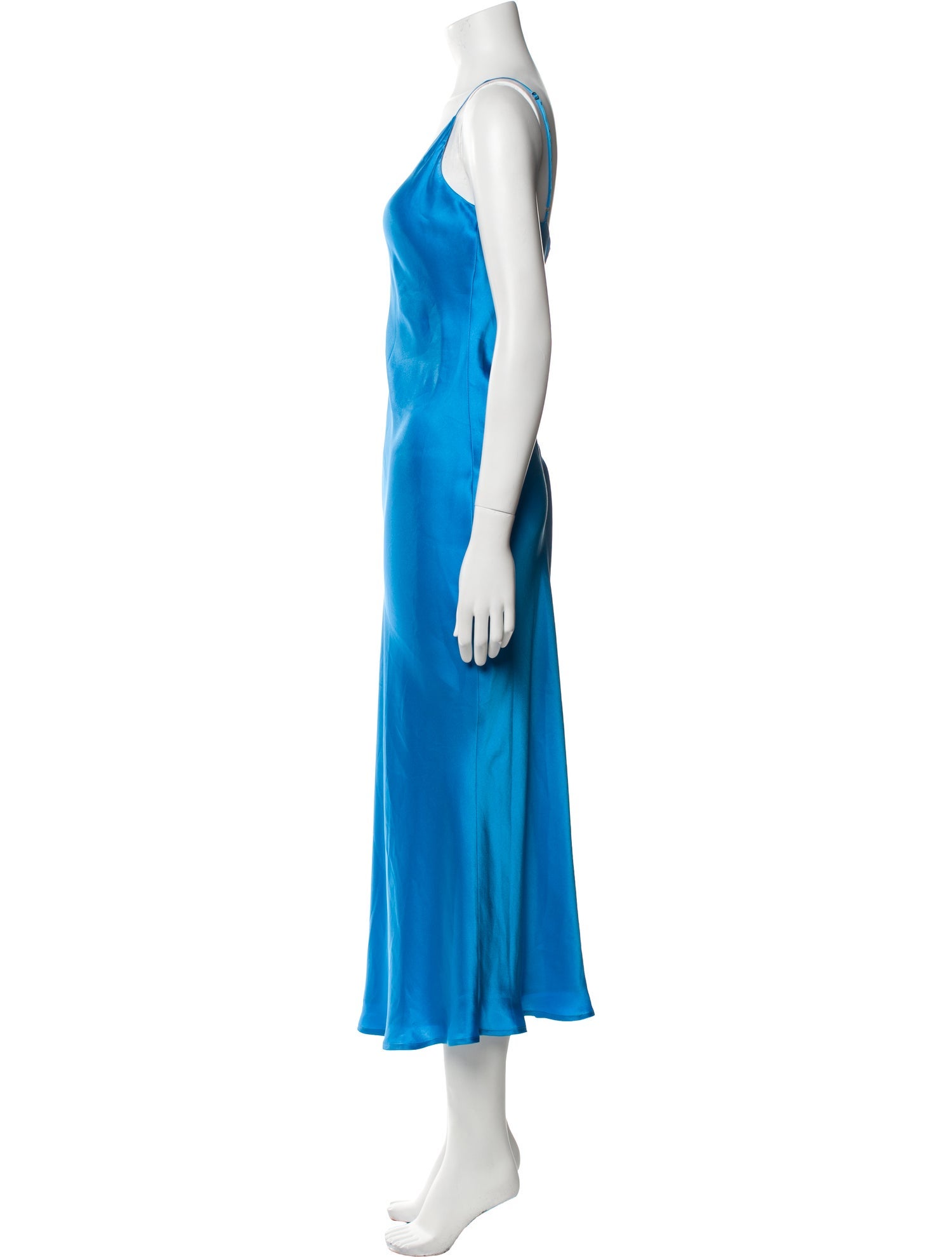 L'Agence Silk Long Dress