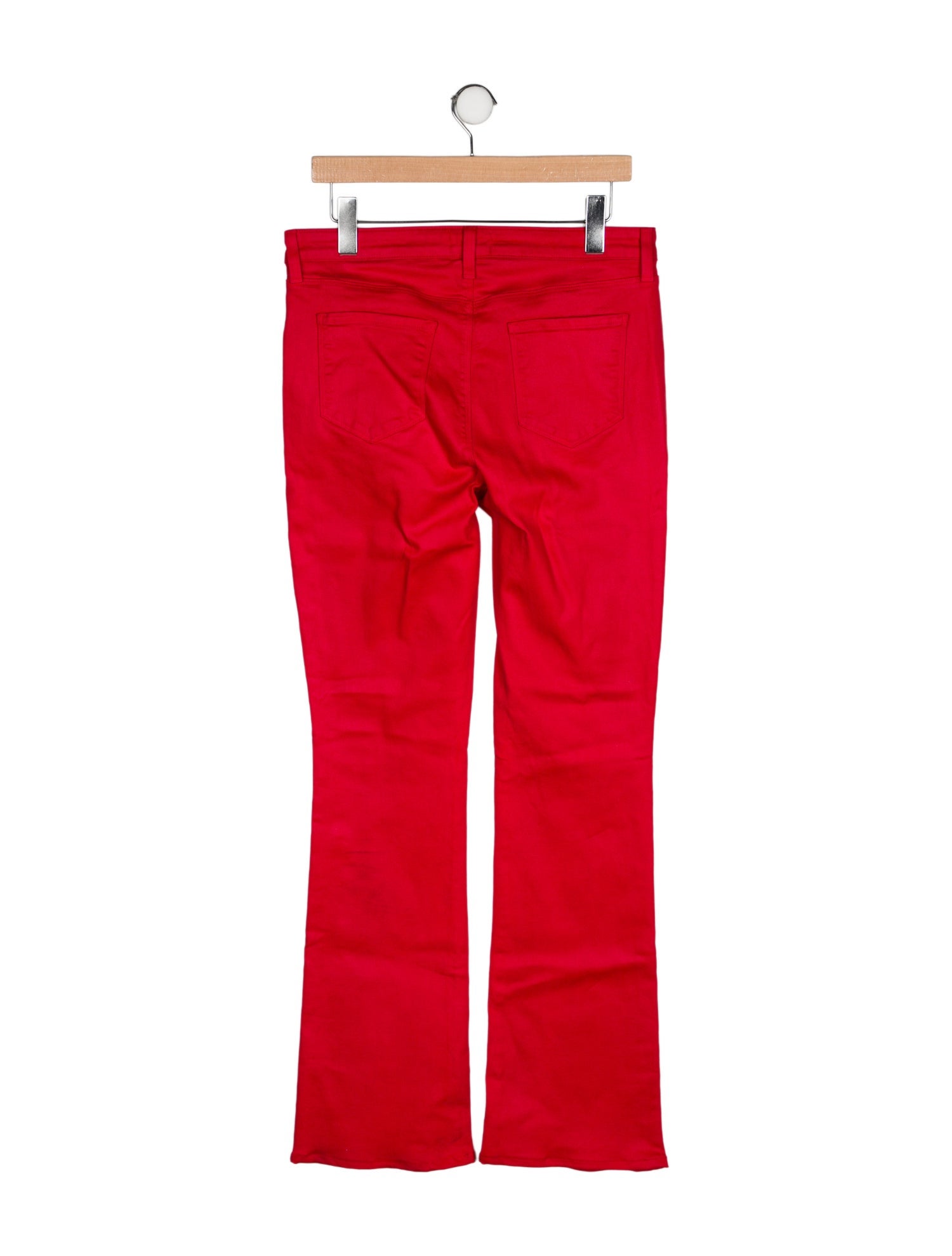 L'Agence Mid-Rise Wide Leg Jeans