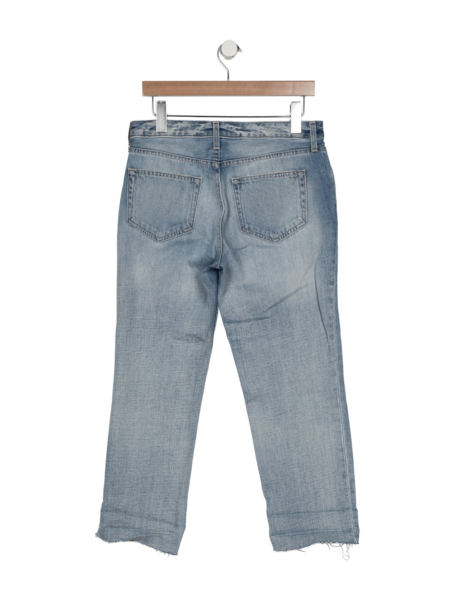 L'Agence Mid-Rise Straight Leg Jeans