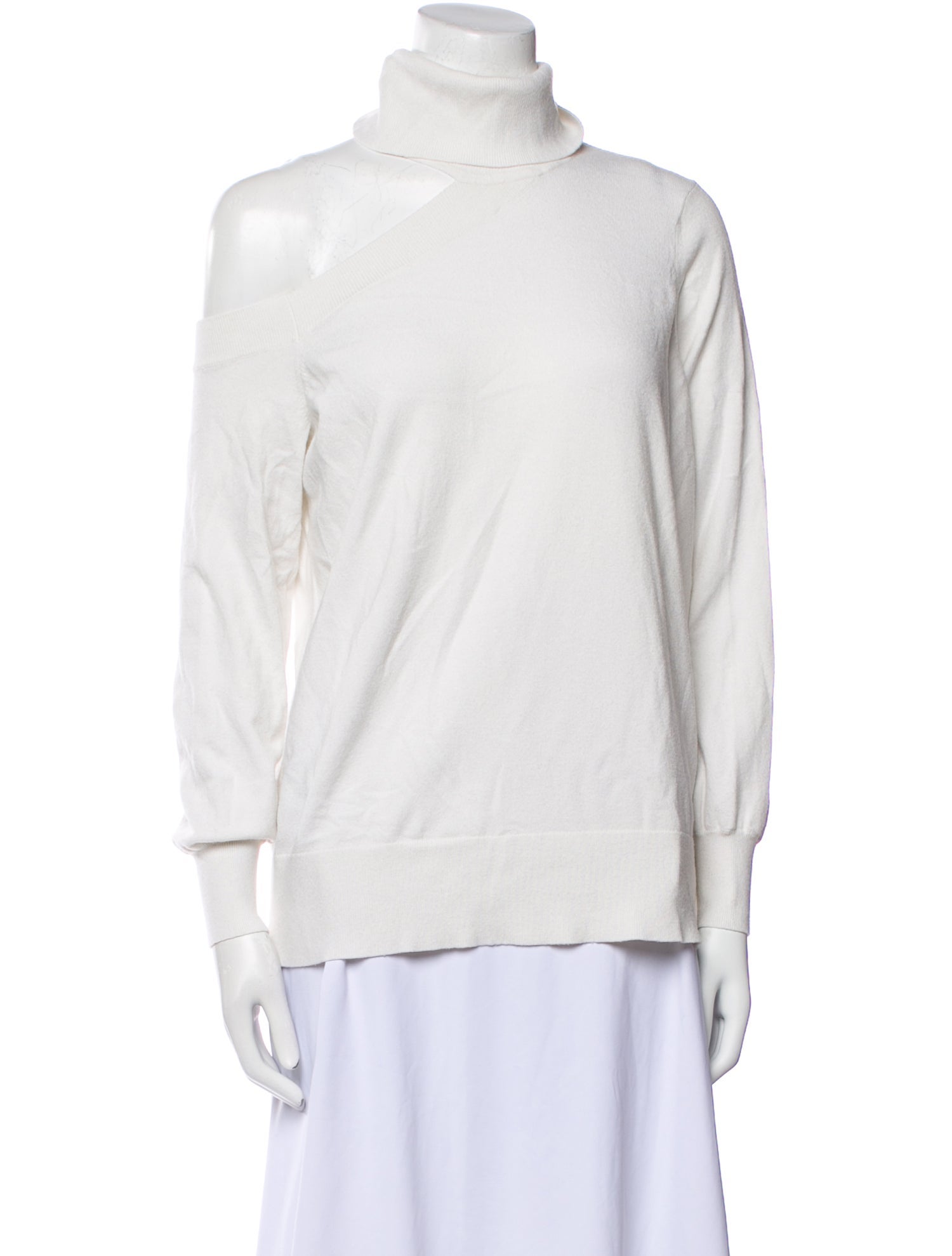 L'Agence Mock Neck Long Sleeve Sweatshirt