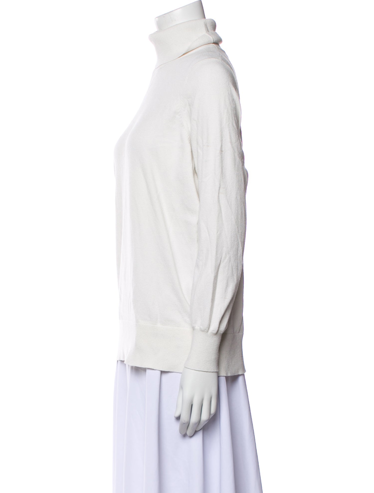 L'Agence Mock Neck Long Sleeve Sweatshirt