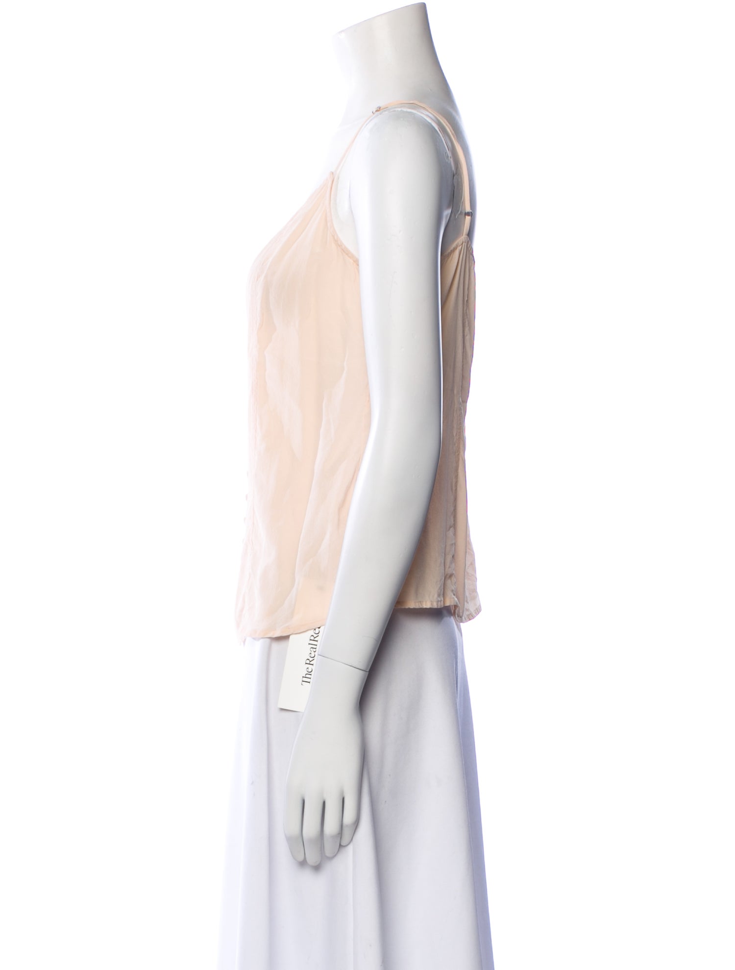 L'Agence Silk V-Neck Blouse