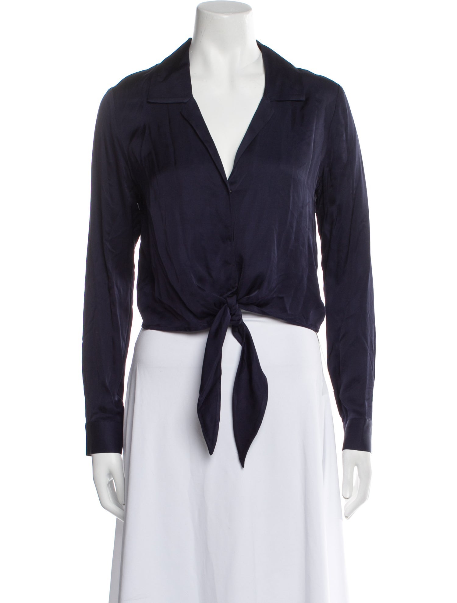 L'Agence V-Neck Long Sleeve Bodysuit