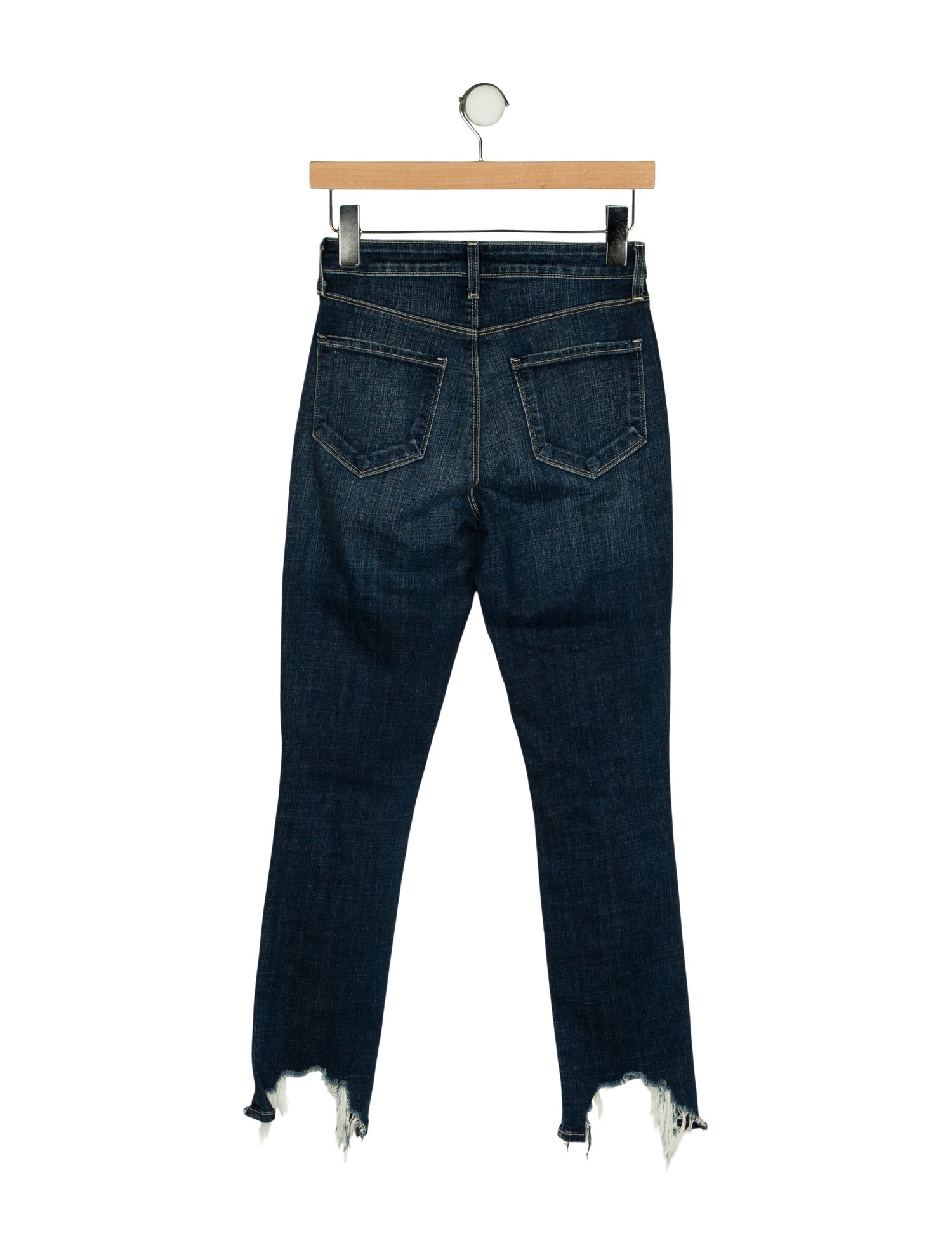 L'Agence Mid-Rise Straight Leg Jeans