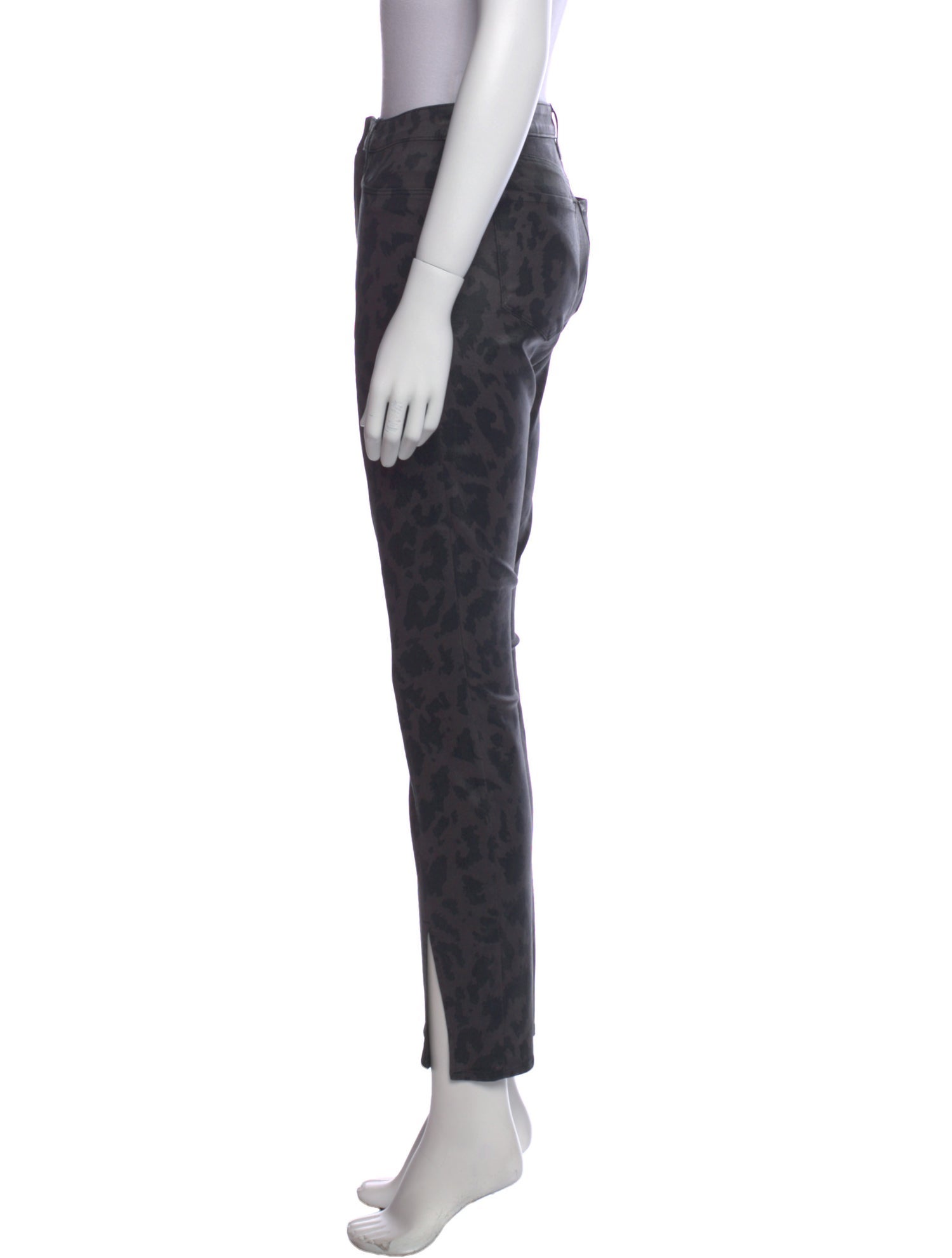 L'Agence Animal Print Skinny Leg Pants w/ Tags