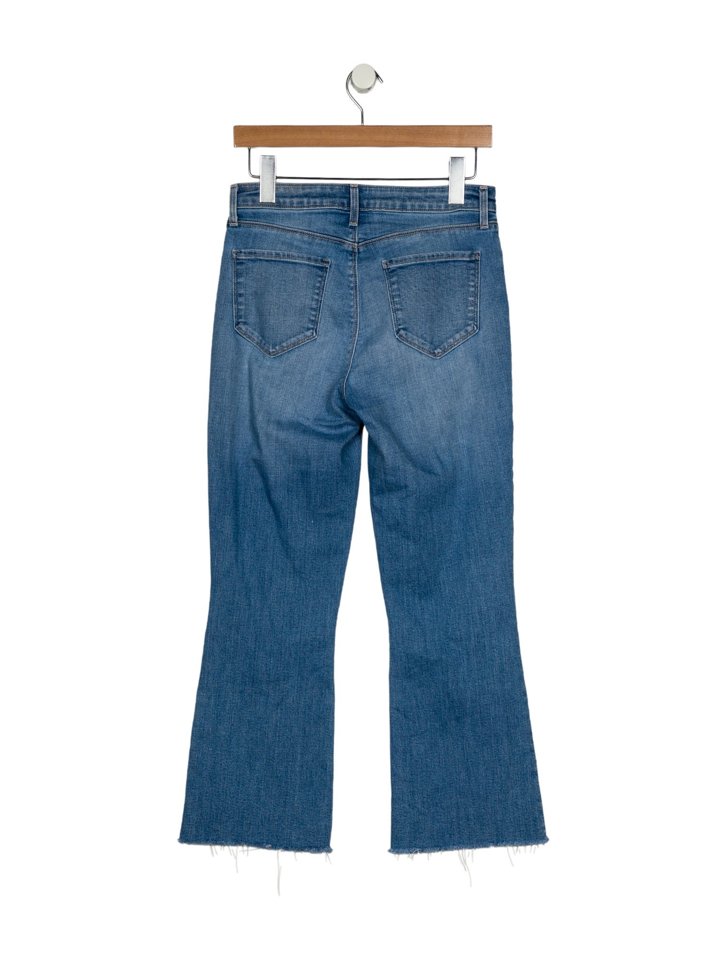 L'Agence Mid-Rise Wide Leg Jeans