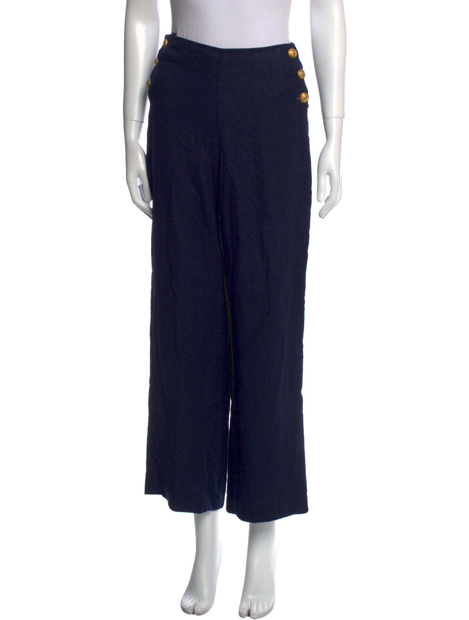L'Agence Linen Wide Leg Pants w/ Tags