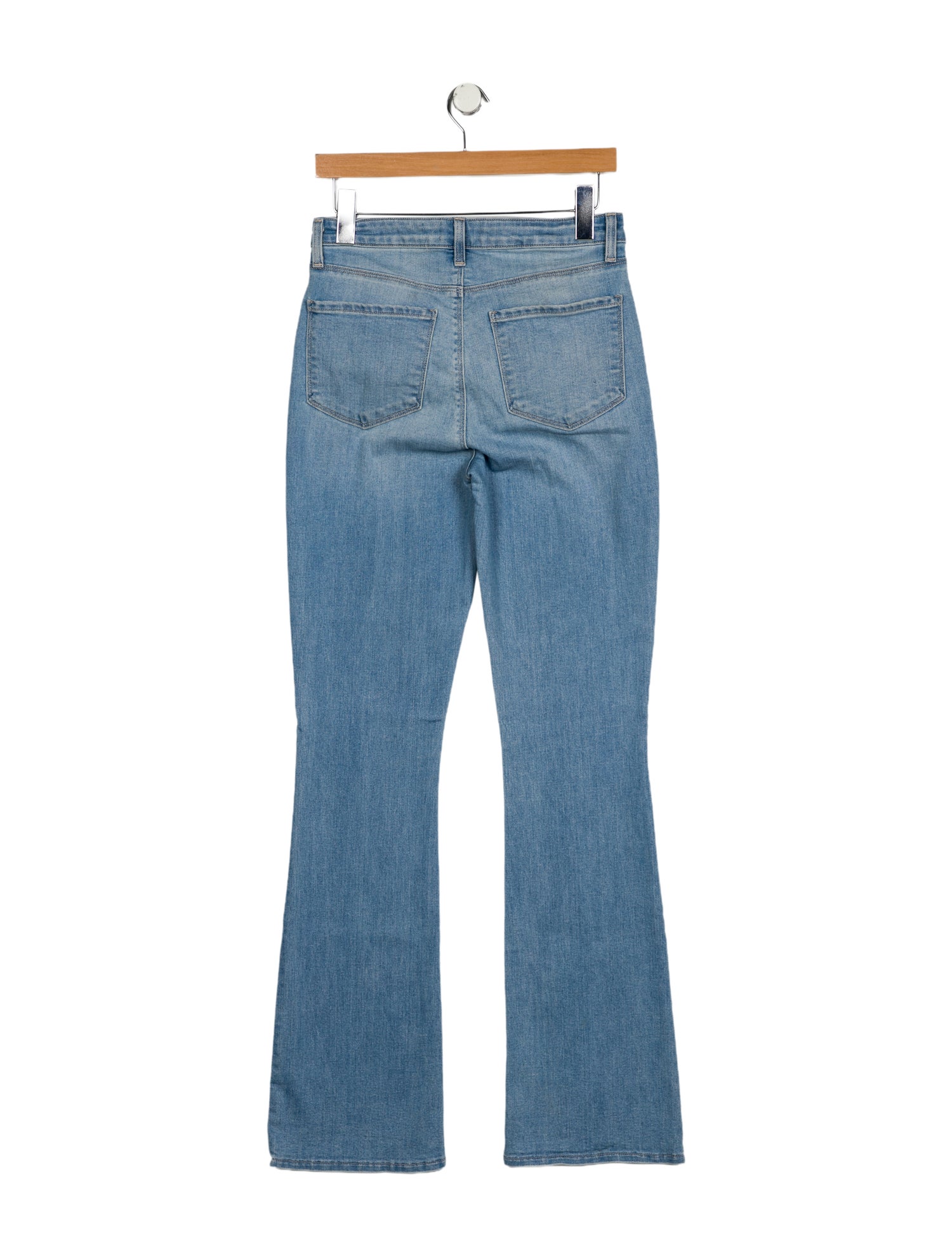 L'Agence Mid-Rise Wide Leg Jeans