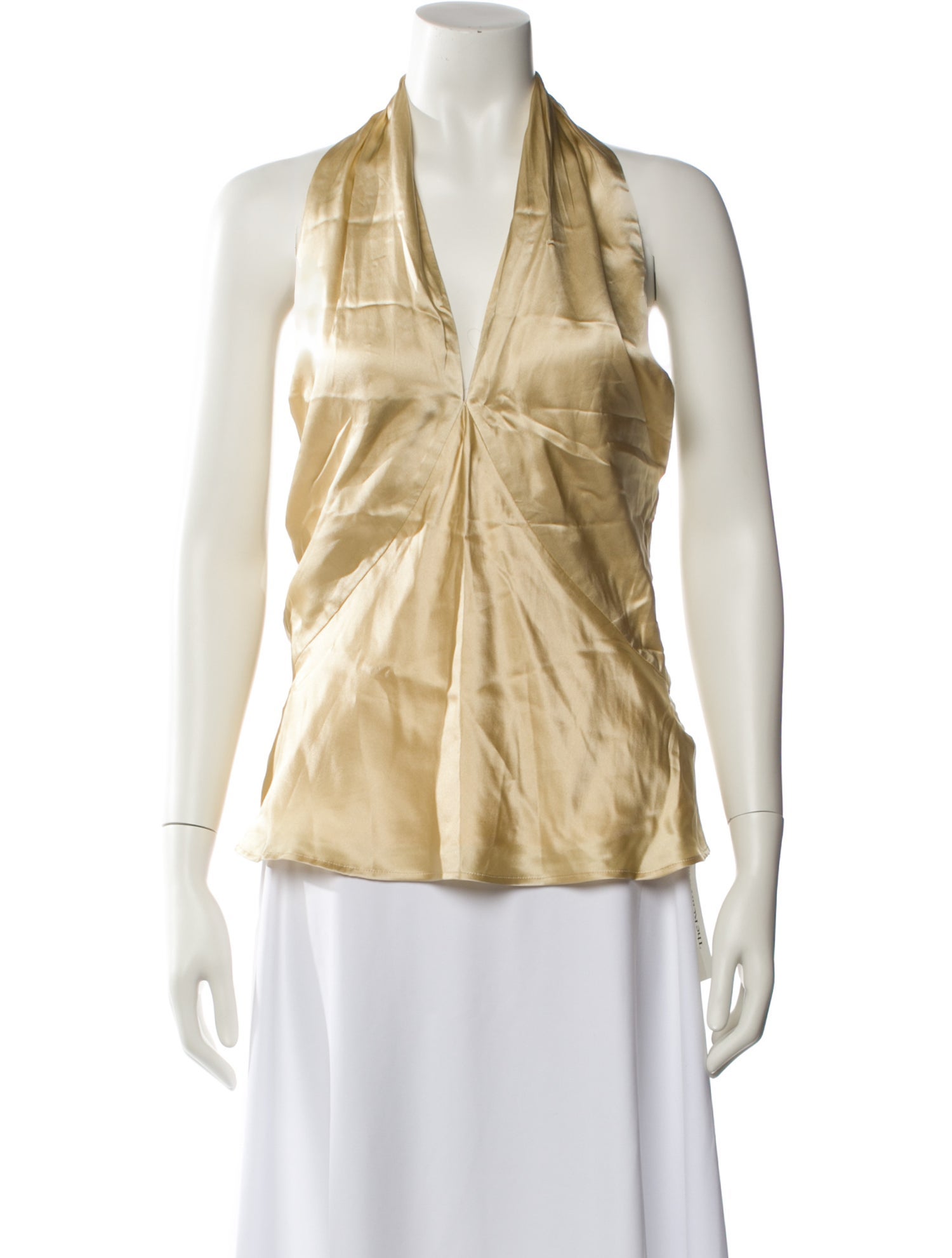 L'Agence Silk V-Neck Blouse w/ Tags
