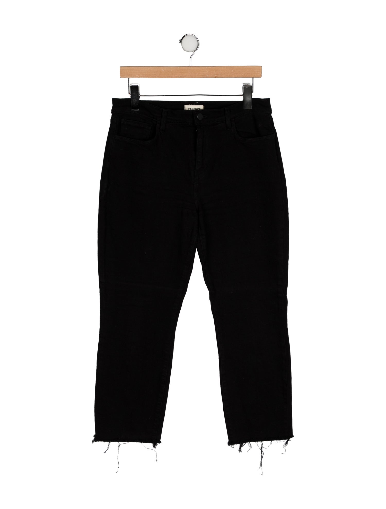 L'Agence Mid-Rise Straight Leg Jeans