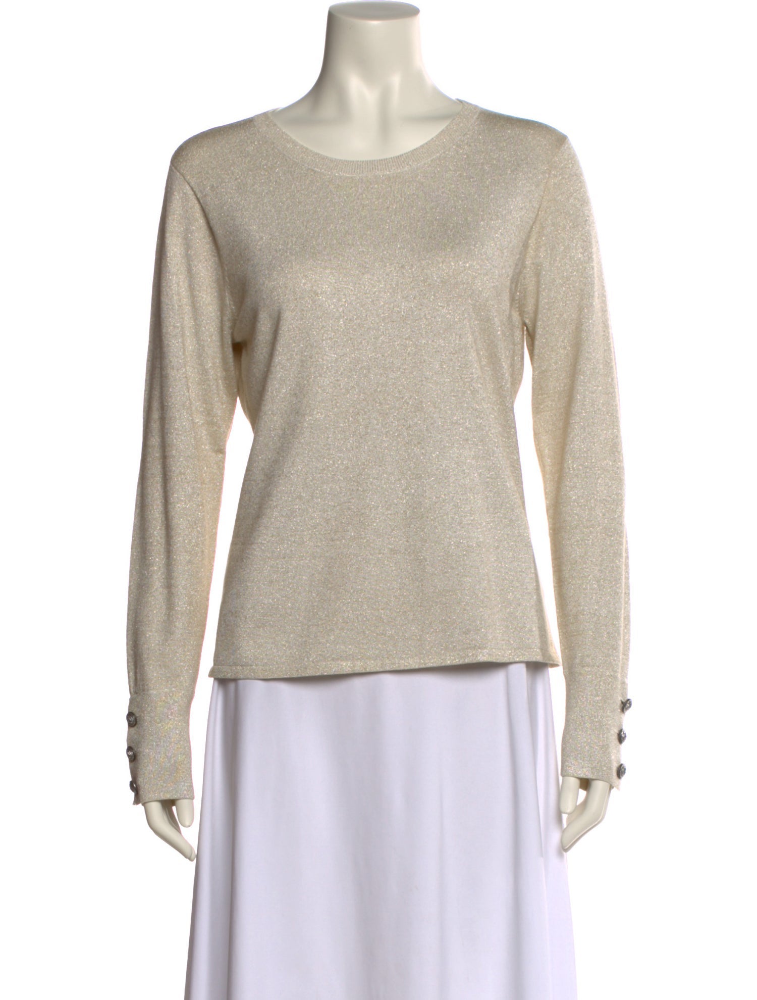 L'Agence Scoop Neck Long Sleeve Sweatshirt