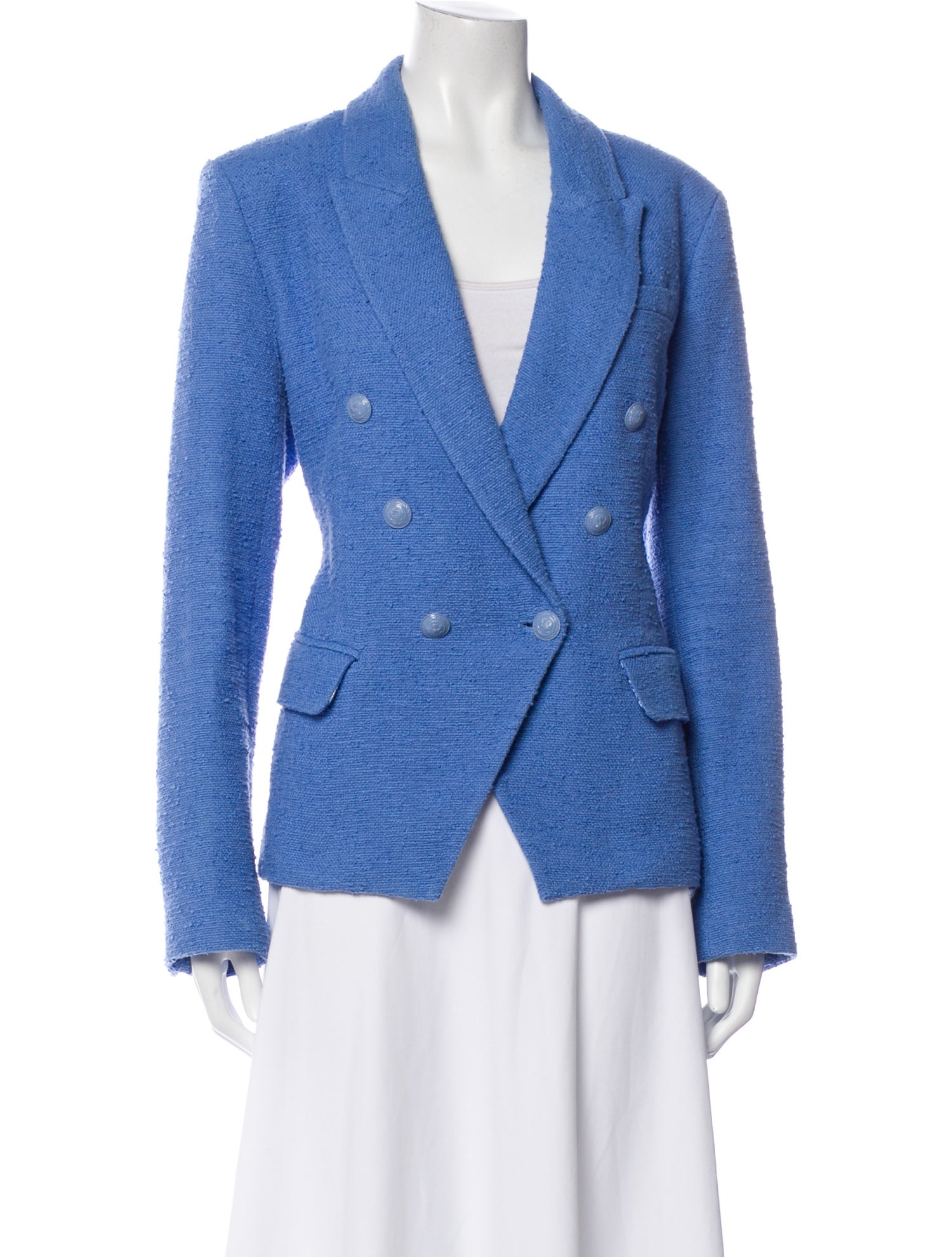 L'Agence Tweed Pattern Blazer
