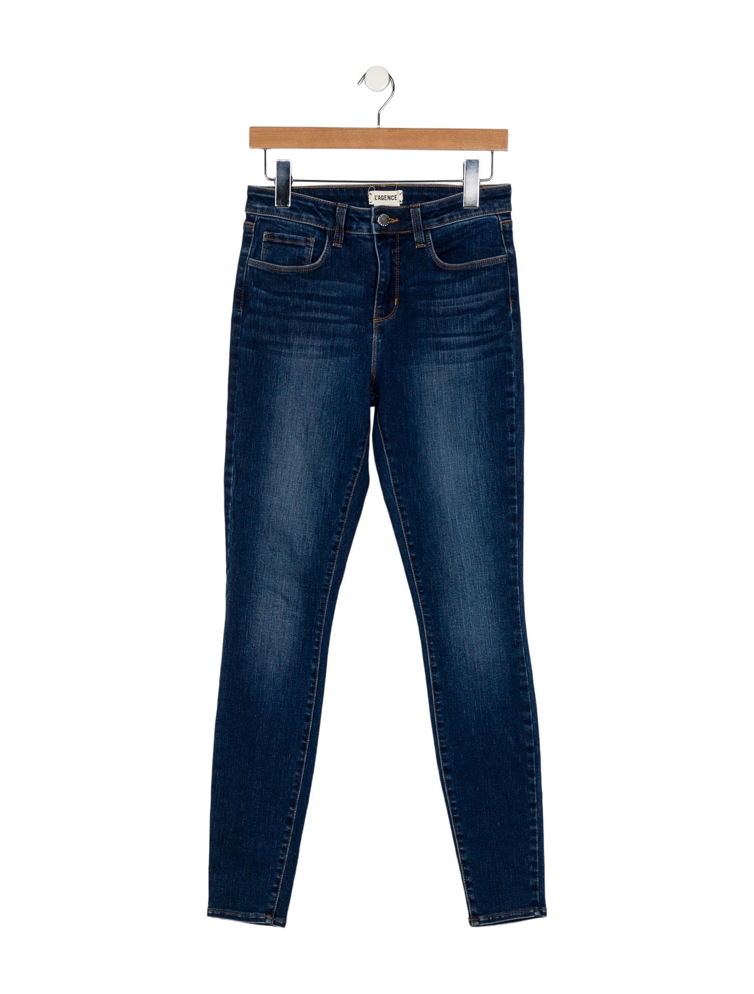L'Agence Mid-Rise Skinny Leg Jeans