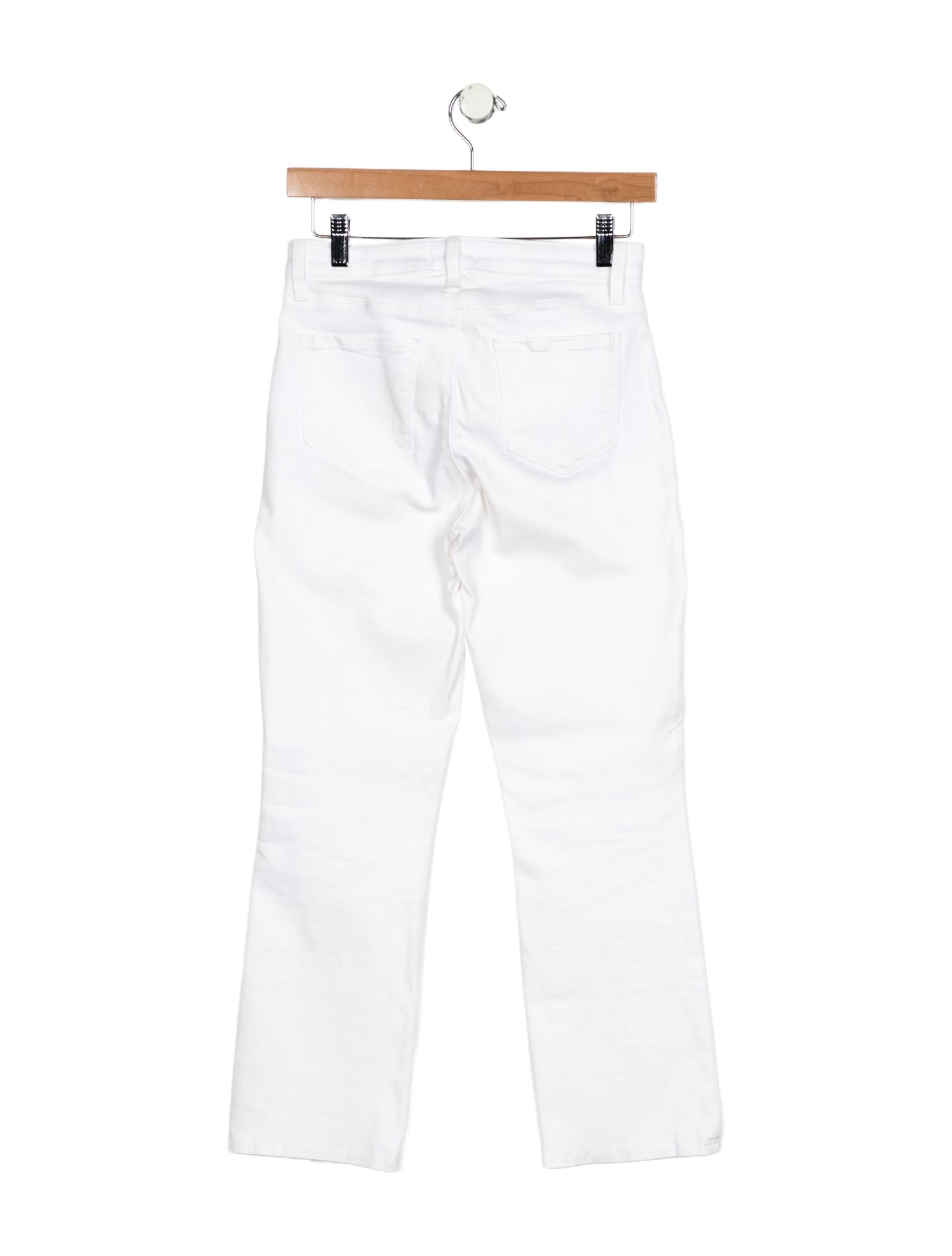 L'Agence Mid-Rise Straight Leg Jeans
