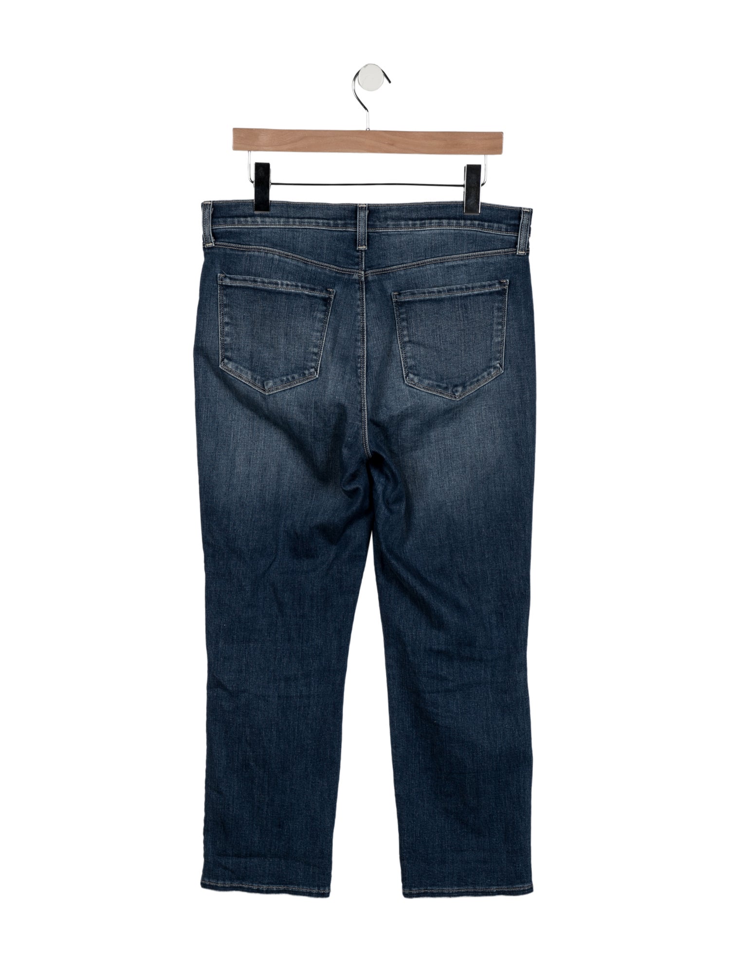 L'Agence Mid-Rise Straight Leg Jeans