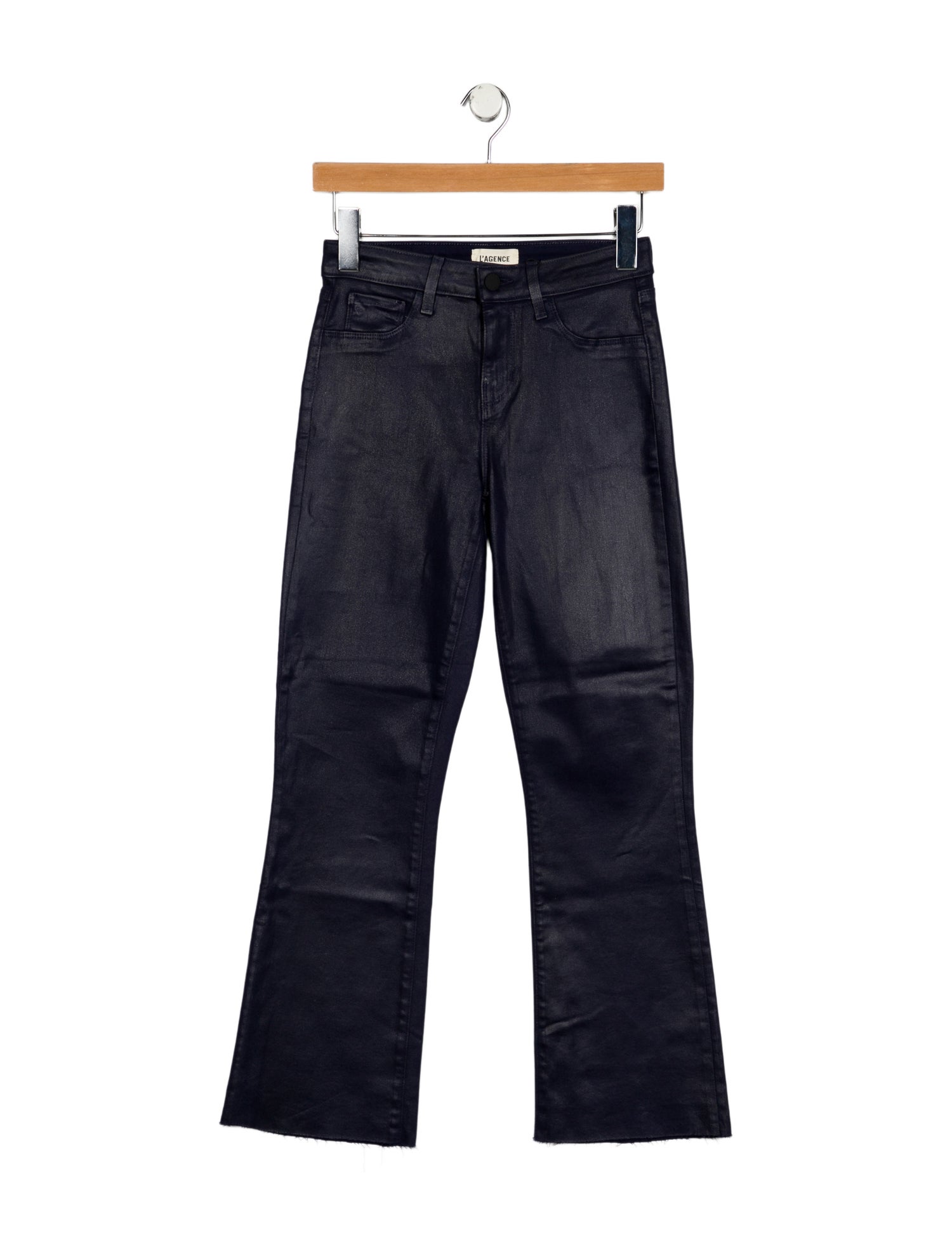 L'Agence Mid-Rise Straight Leg Jeans