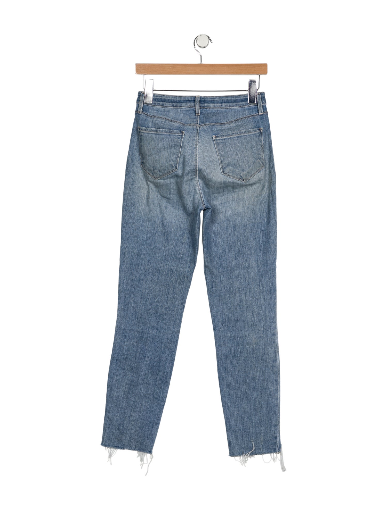 L'Agence Mid-Rise Straight Leg Jeans