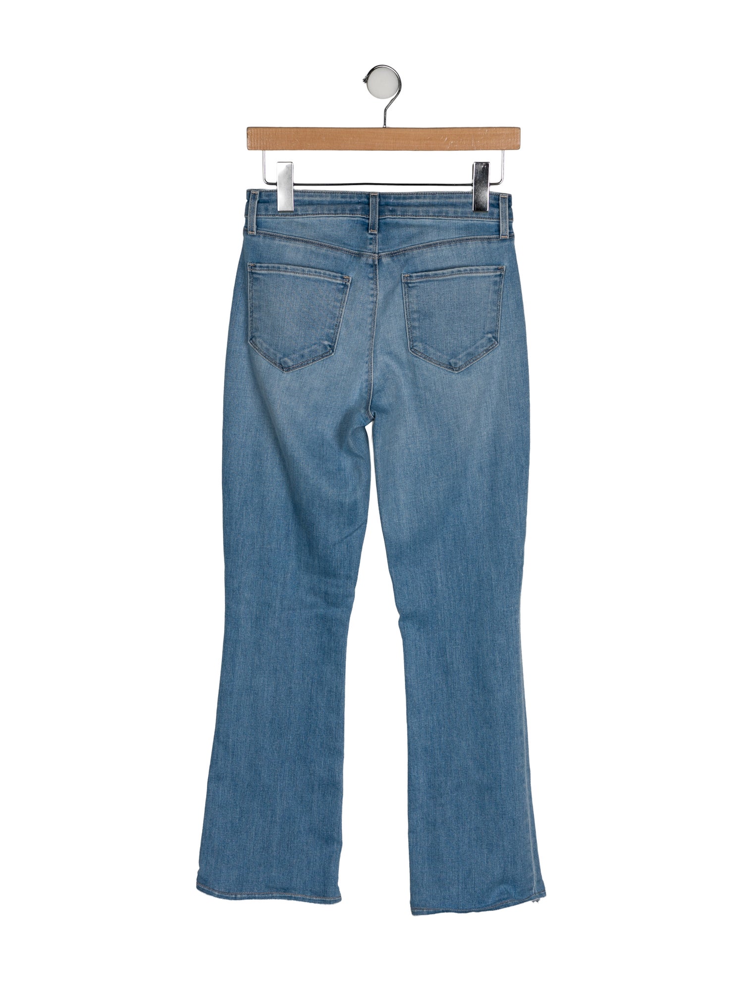 L'Agence Mid-Rise Straight Leg Jeans