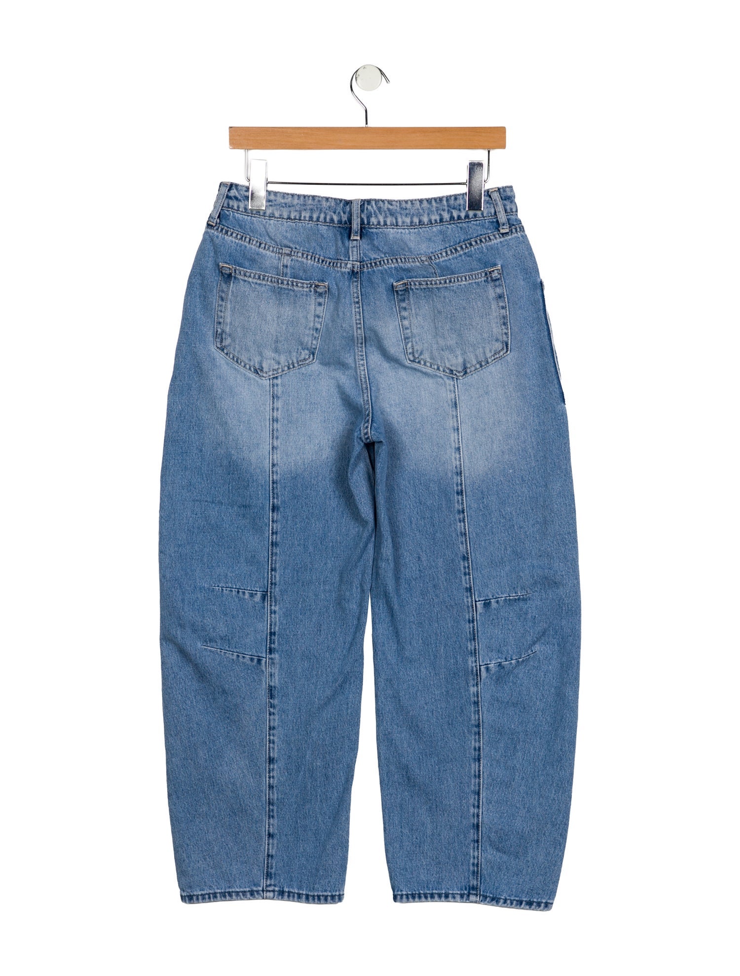 L'Agence Mid-Rise Wide Leg Jeans