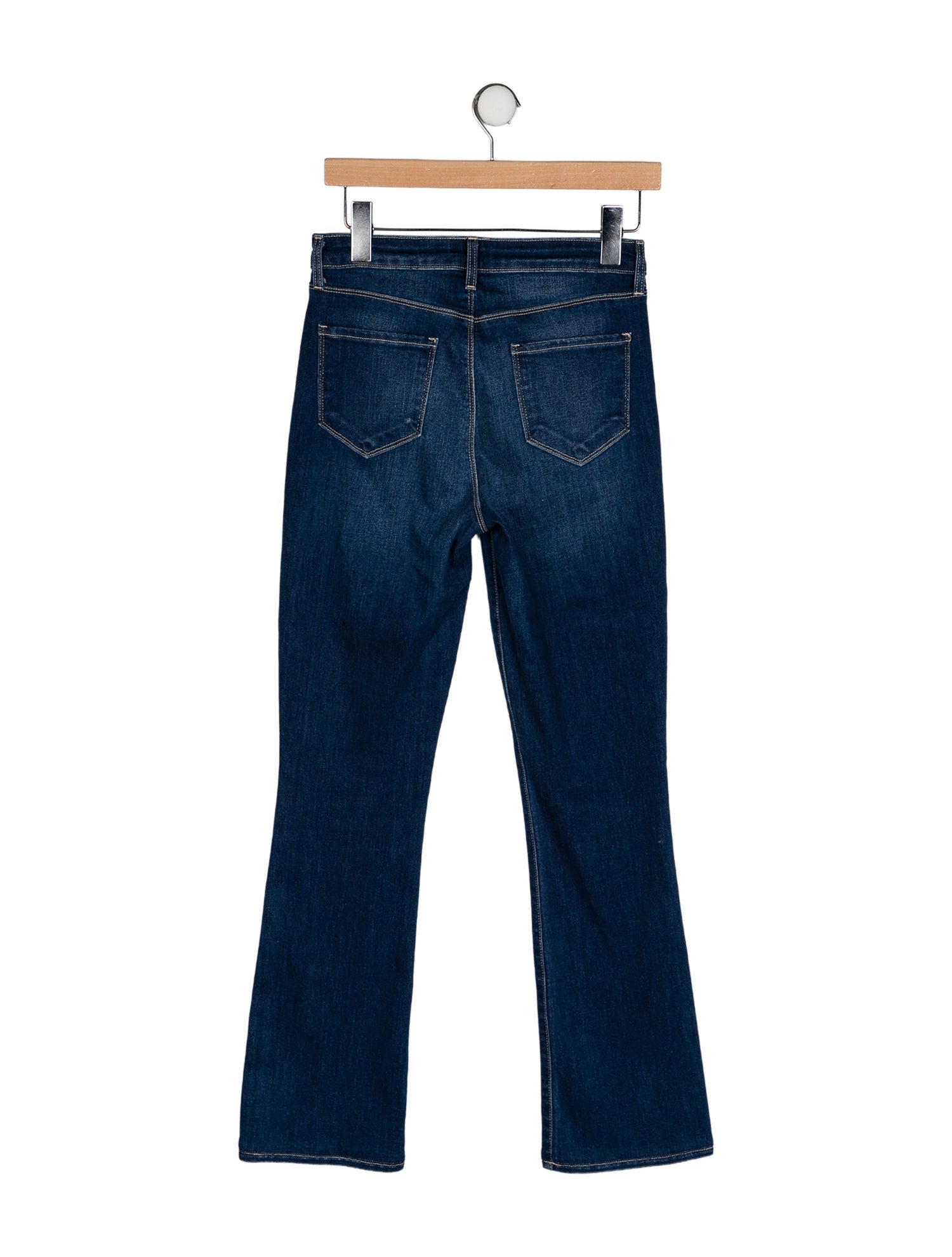 L'Agence Mid-Rise Straight Leg Jeans