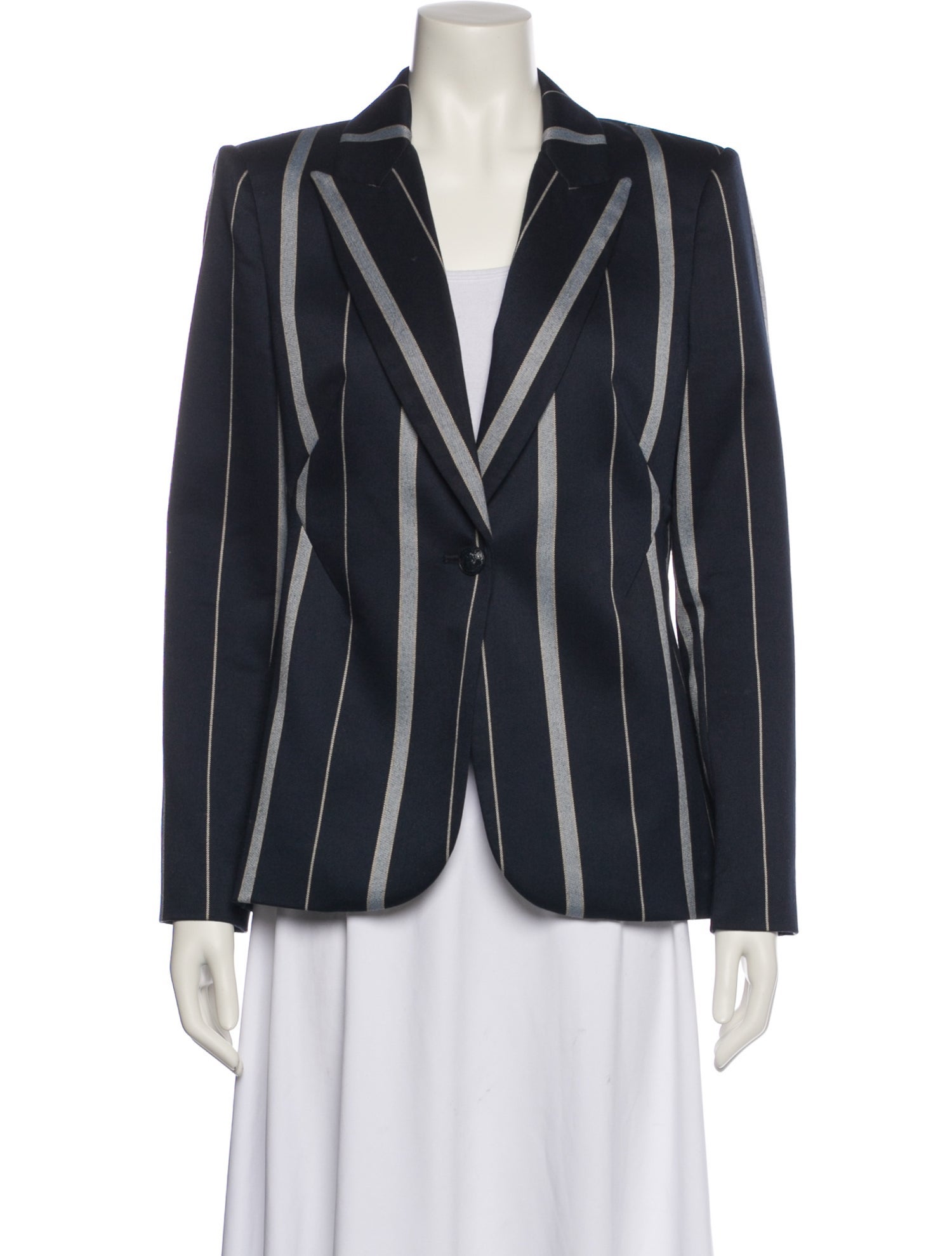L'Agence Striped Blazer