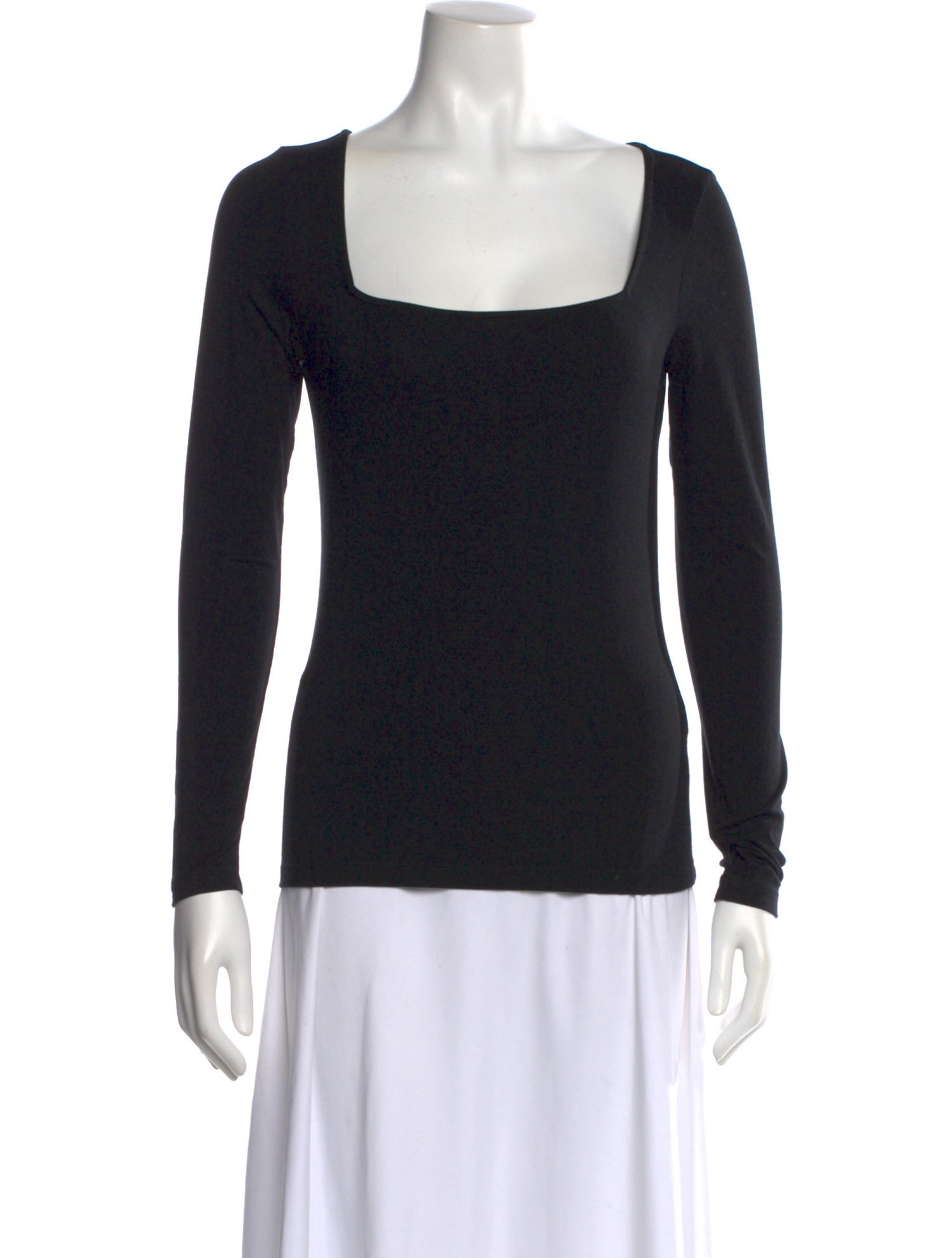 L'Agence Square Neckline Long Sleeve Top w/ Tags