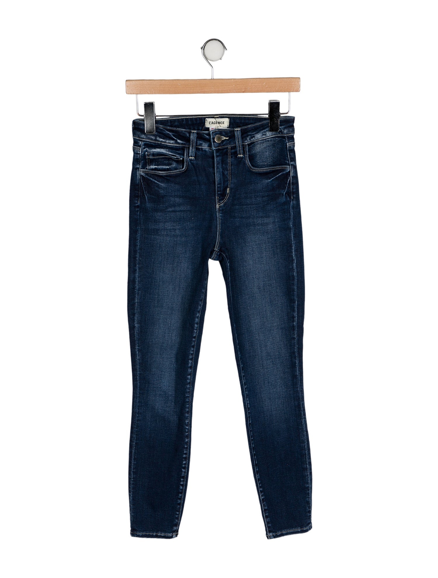 L'Agence High-Rise Straight Leg Jeans