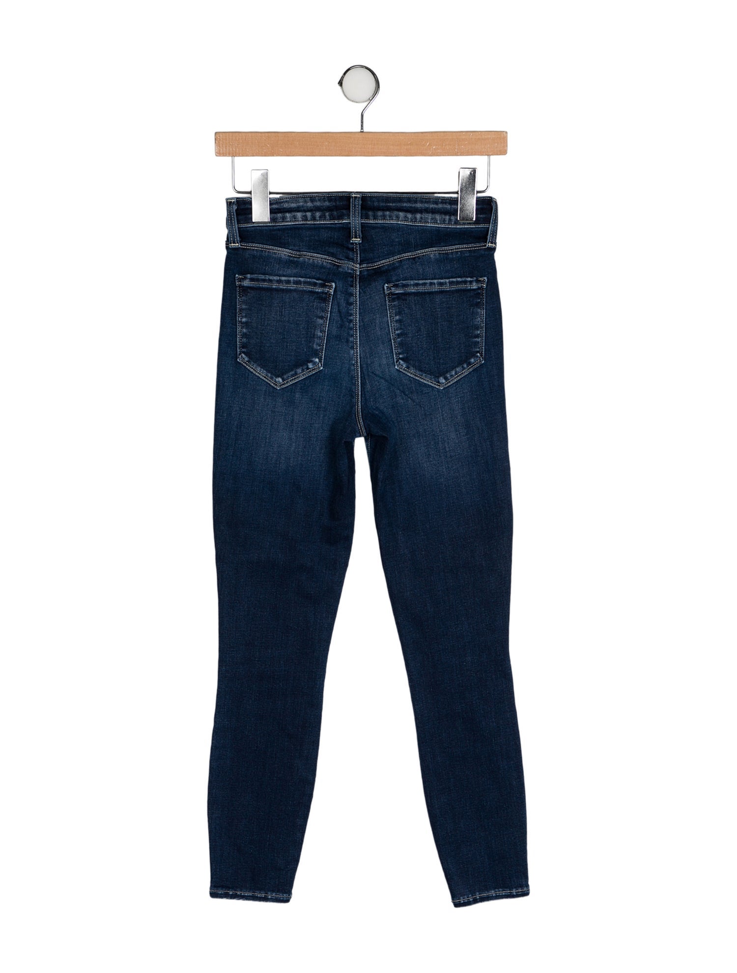 L'Agence High-Rise Straight Leg Jeans