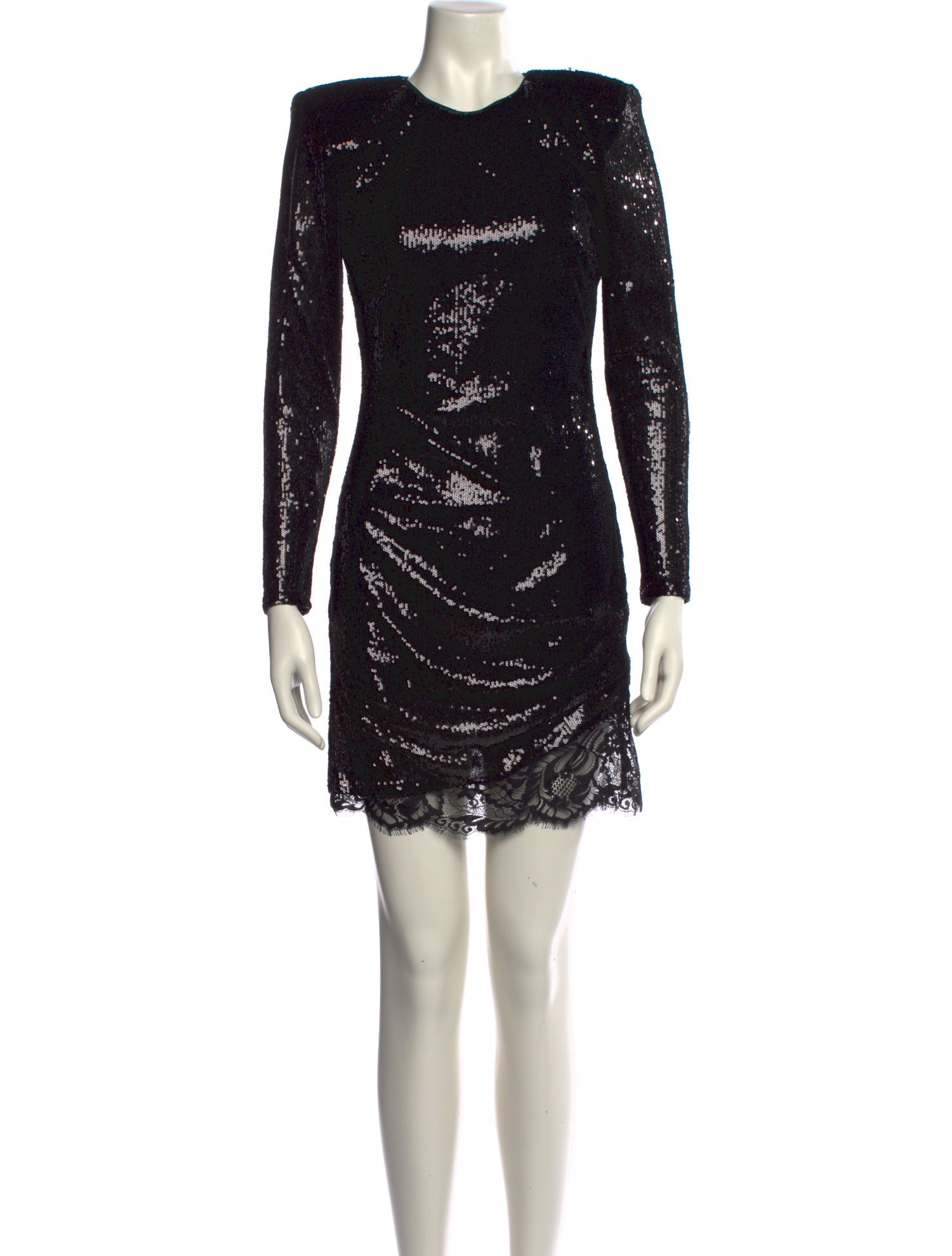 L'Agence Crew Neck Mini Dress