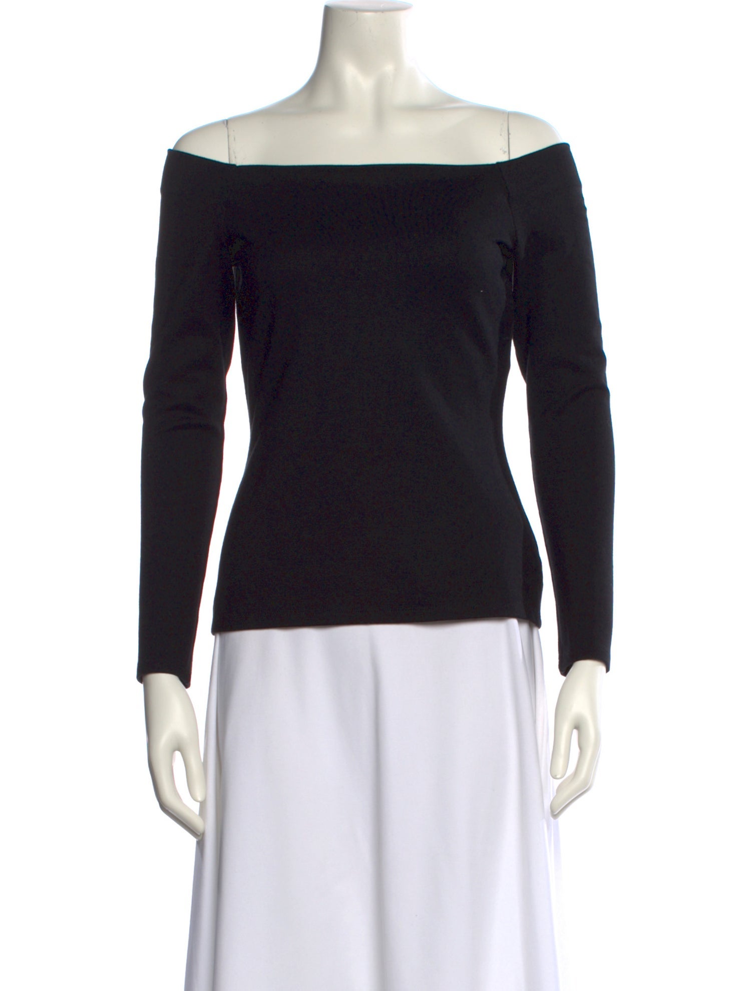 L'Agence Off-The-Shoulder Three-Quarter Sleeve Top