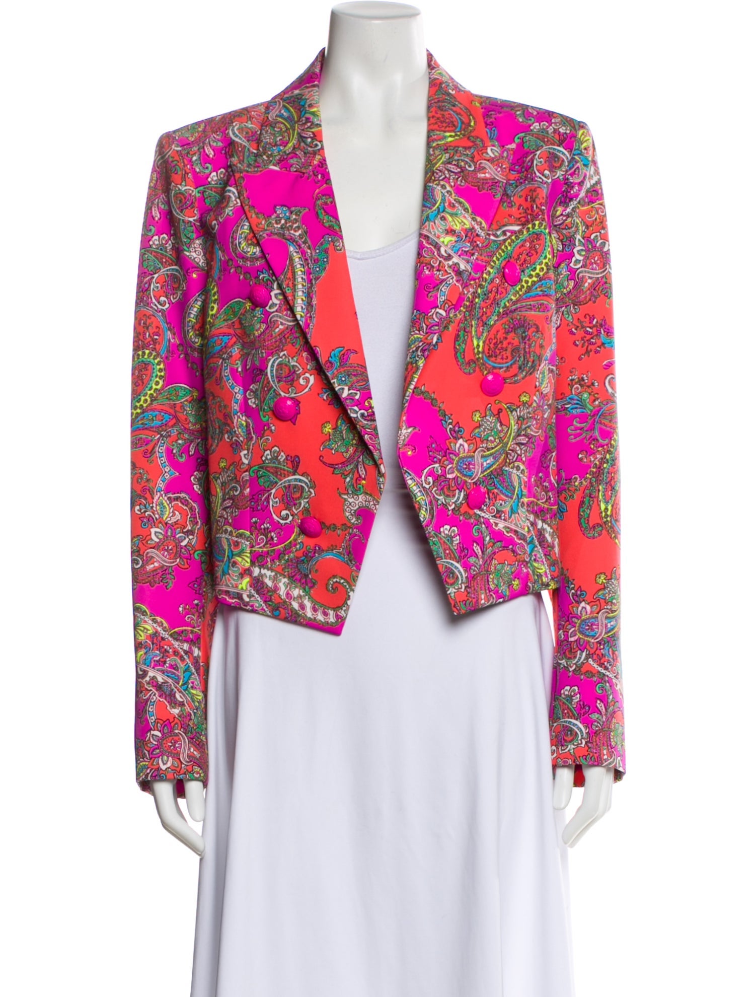 L'Agence Floral Print Blazer